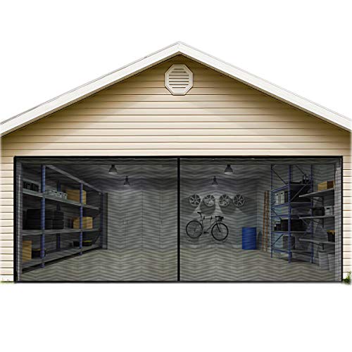 Garage Door Screen for 2 Car 16x7FT Garage Doors,Heavy Garage Door Screen for 2 Car 16x7FT Garage Doors,Heavy