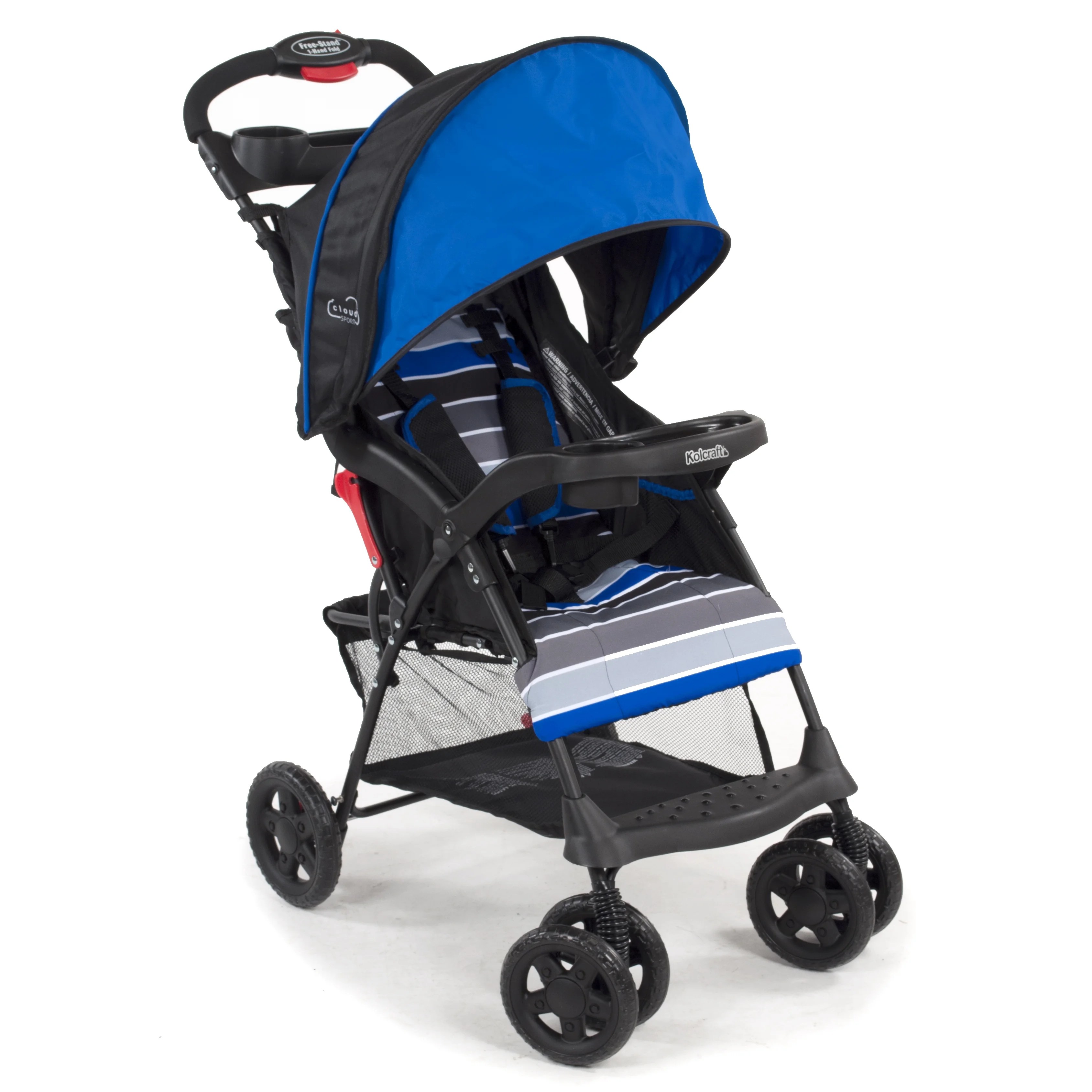 Boy's Blue Single Baby Stroller Infant Toddler Carriage