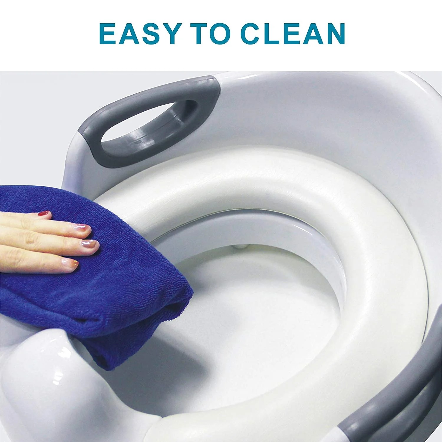 Potty With High Splash Guard