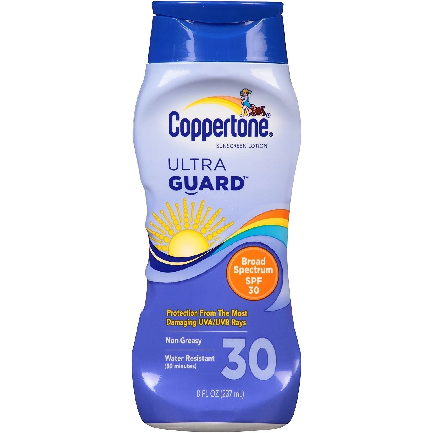 Coppertone UltraGuard Sunscreen Lotion SPF 30 8 oz