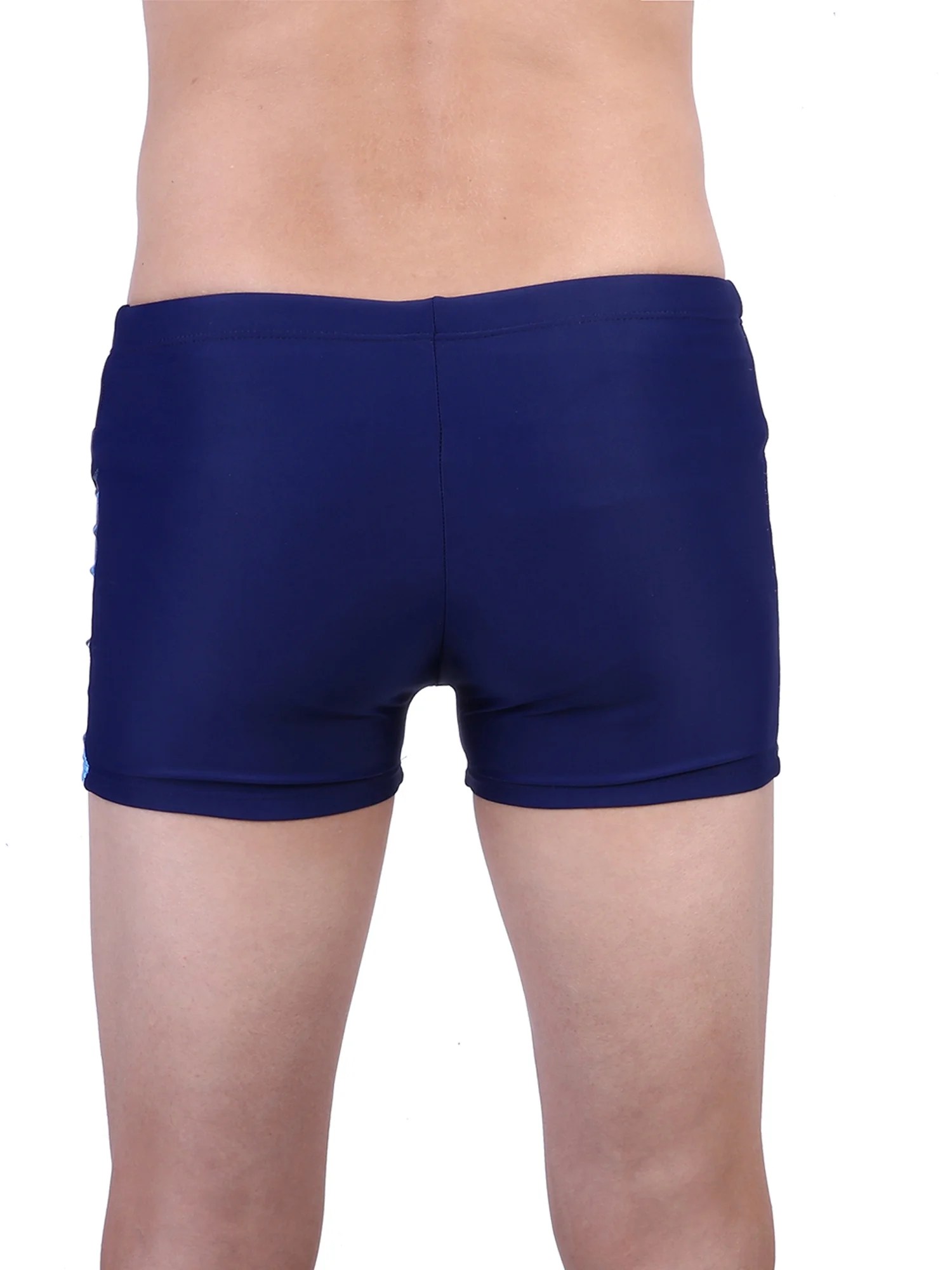 LELINTA Men's Square Leg Swim Trunks Comfortable Swimming Beach Shorts