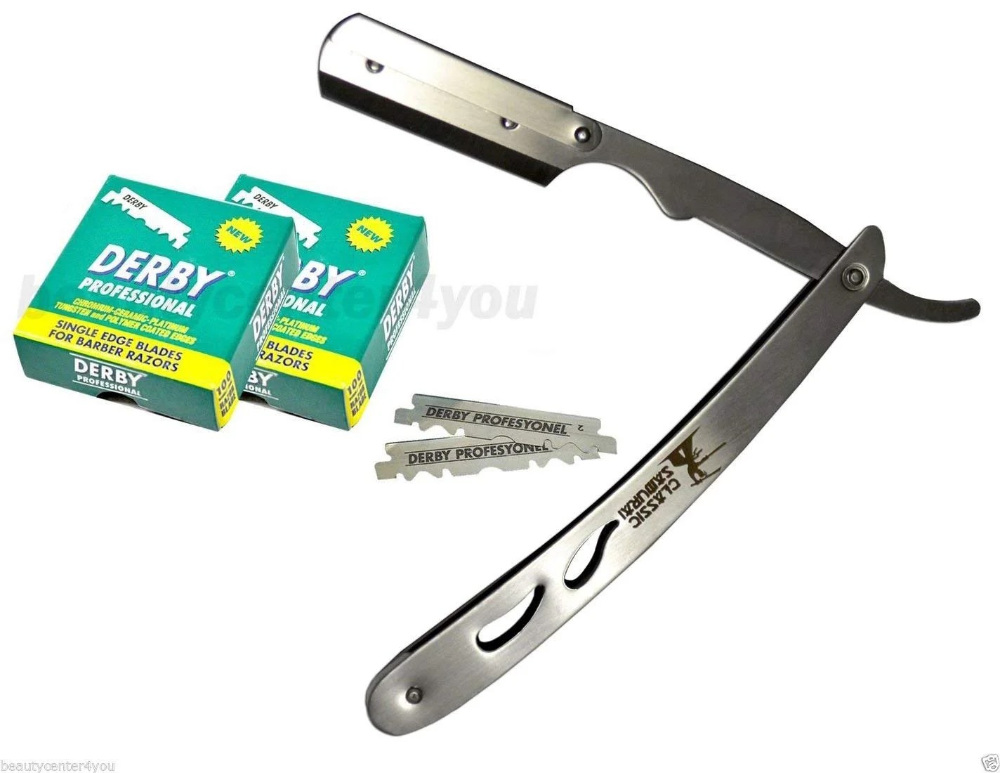 (TM) CS102 Stainless Steel Professional Barber Straight Edge Razor