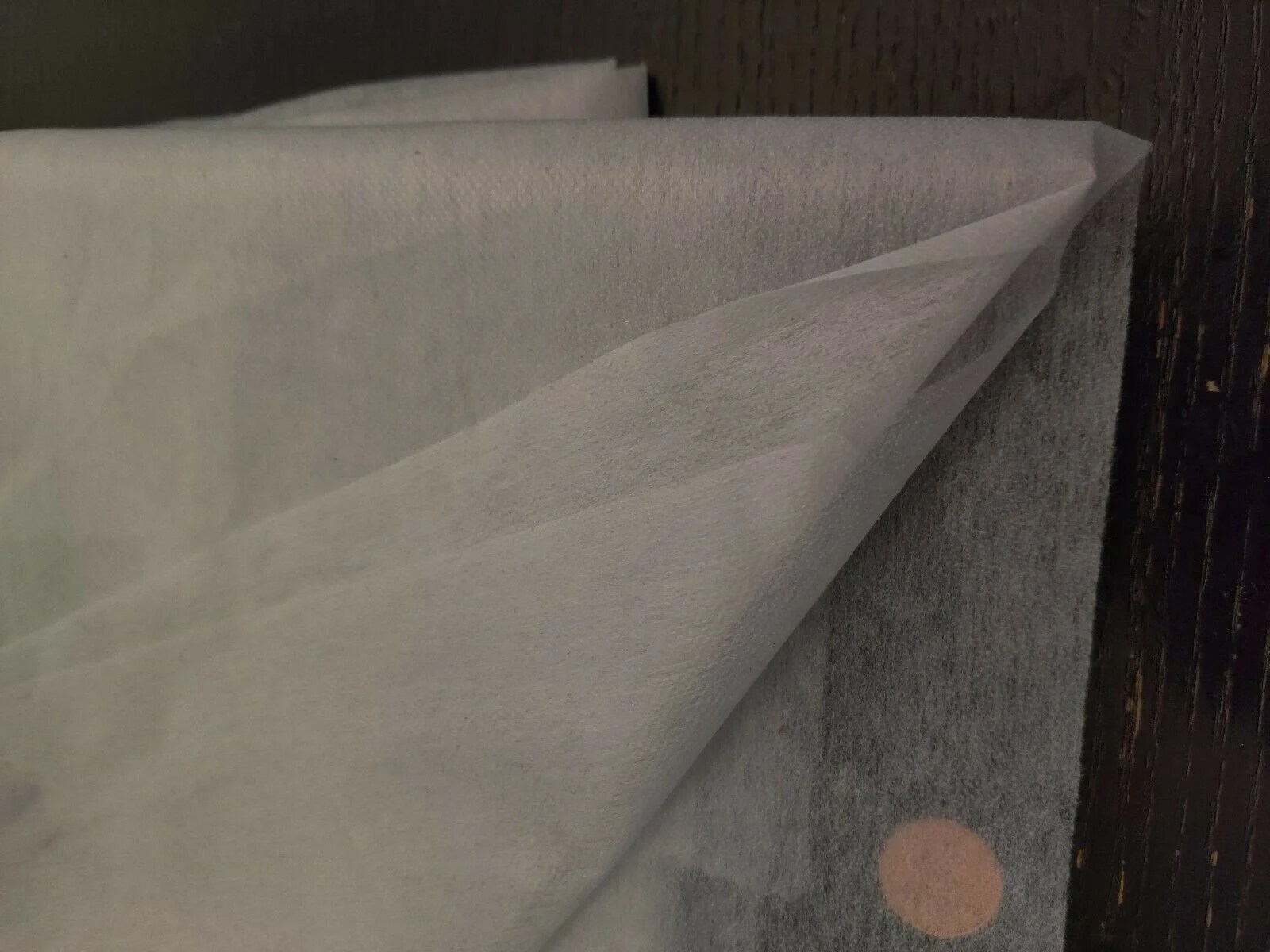 60" Multiple use NonWoven Washable fusible Interfacing White