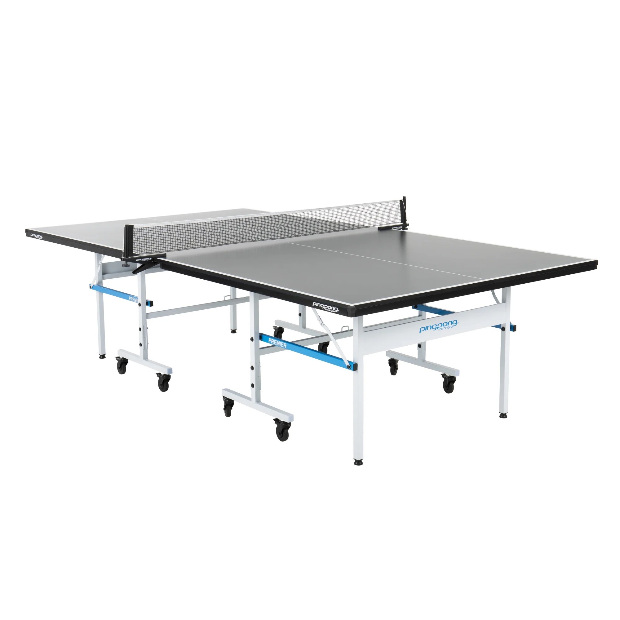 Ping Pong Premier Table Tennis Table 95 Preassembled for Quick and