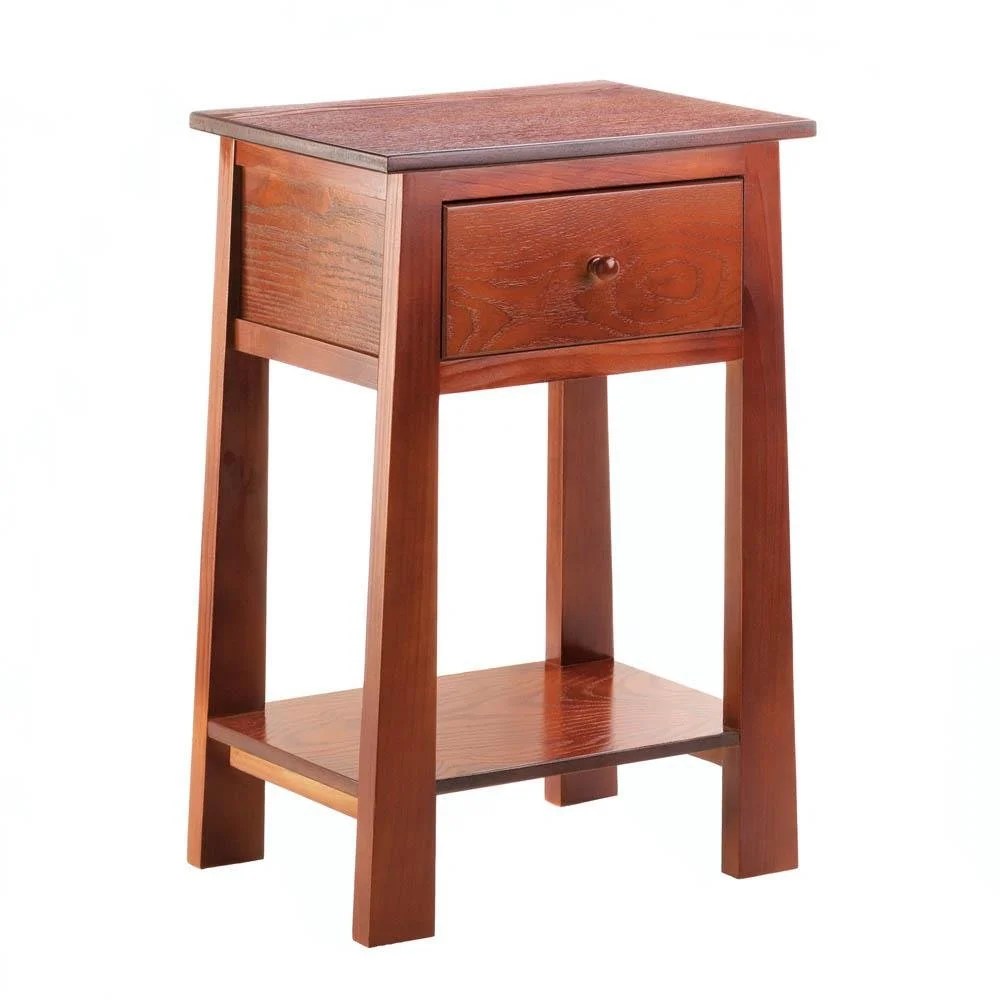 Craftsman Accent Table, Small Decorative Accent Table For Living Room