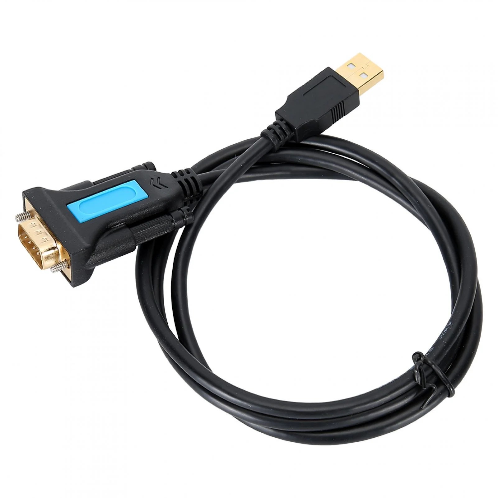 USB Serial Port Cable, USB To RS232 Male Serial Port Cable, 1Meter For Devices With Db9 Isdn