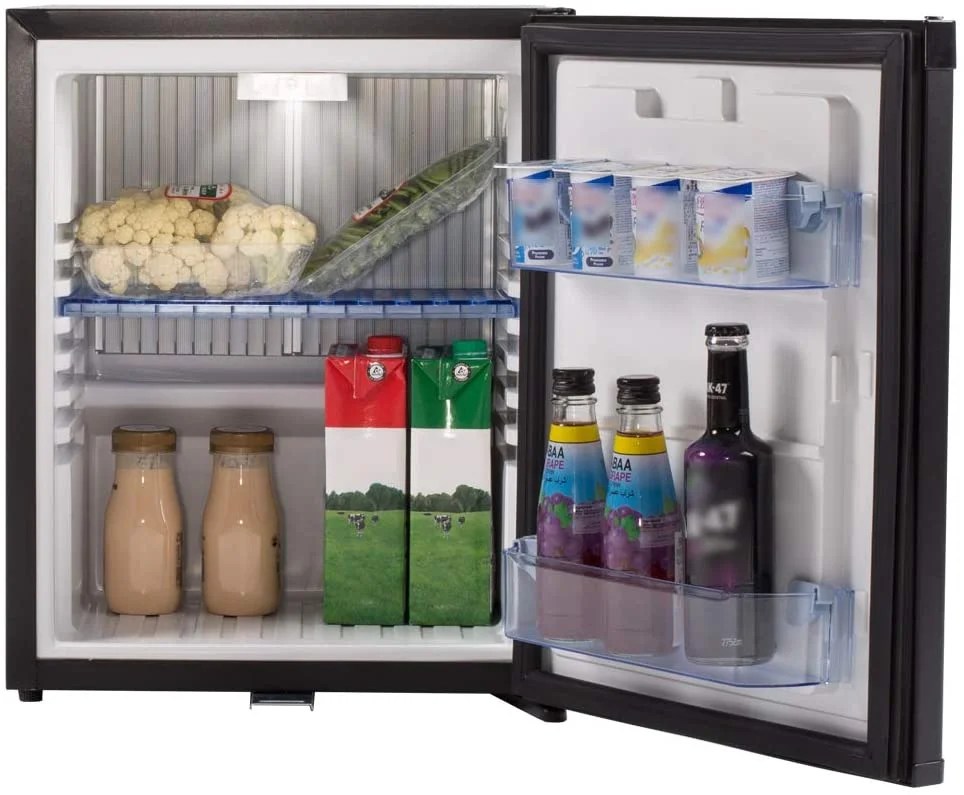 SMETA Mini Fridge No Noise Absorption Refrigerator 12V/110V Portable