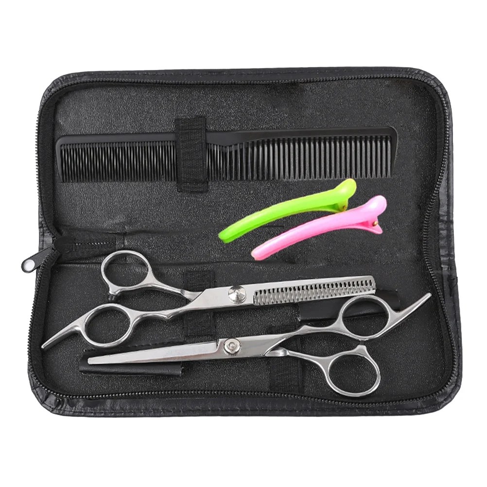 6PCS Professional Hairdressing Scissor Comb Kit Tooth 6PCS Professional Hairdressing Scissor Comb Kit Tooth