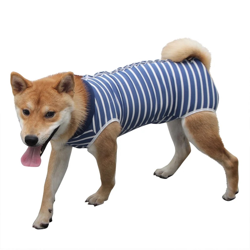 Roseonmyhand Fashion Soft Dog Surgery Clothes Medical Pet Surgical Suit