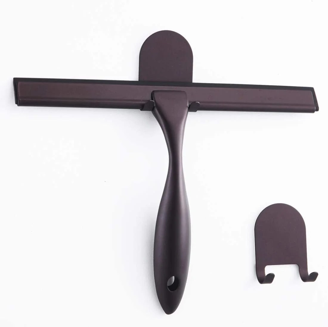 Premium 18/8 Stainless Steel Shower Squeegee for Shower Doors with 2