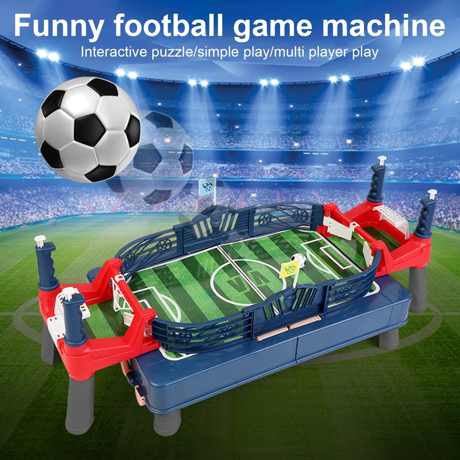 Yasu Tabletop Football Game 1 Set Handson Skills Portable Excellent