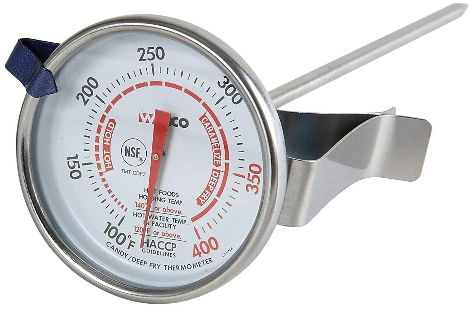 2Inch Dial Deep Fry/Candy Thermometer with 5Inch Probe, Deep fry