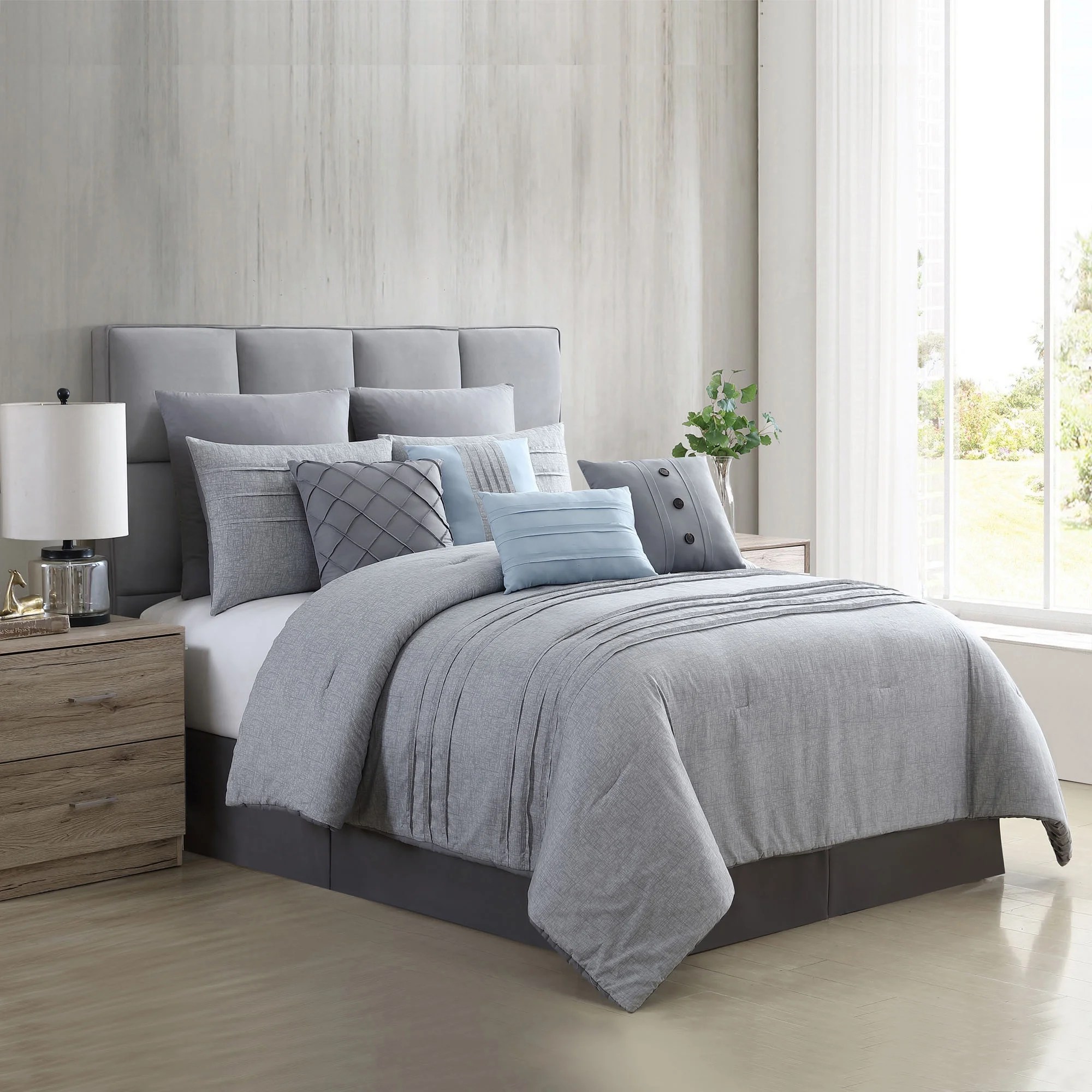 Modern Threads 10 Piece Comforter Set, Bedford, King