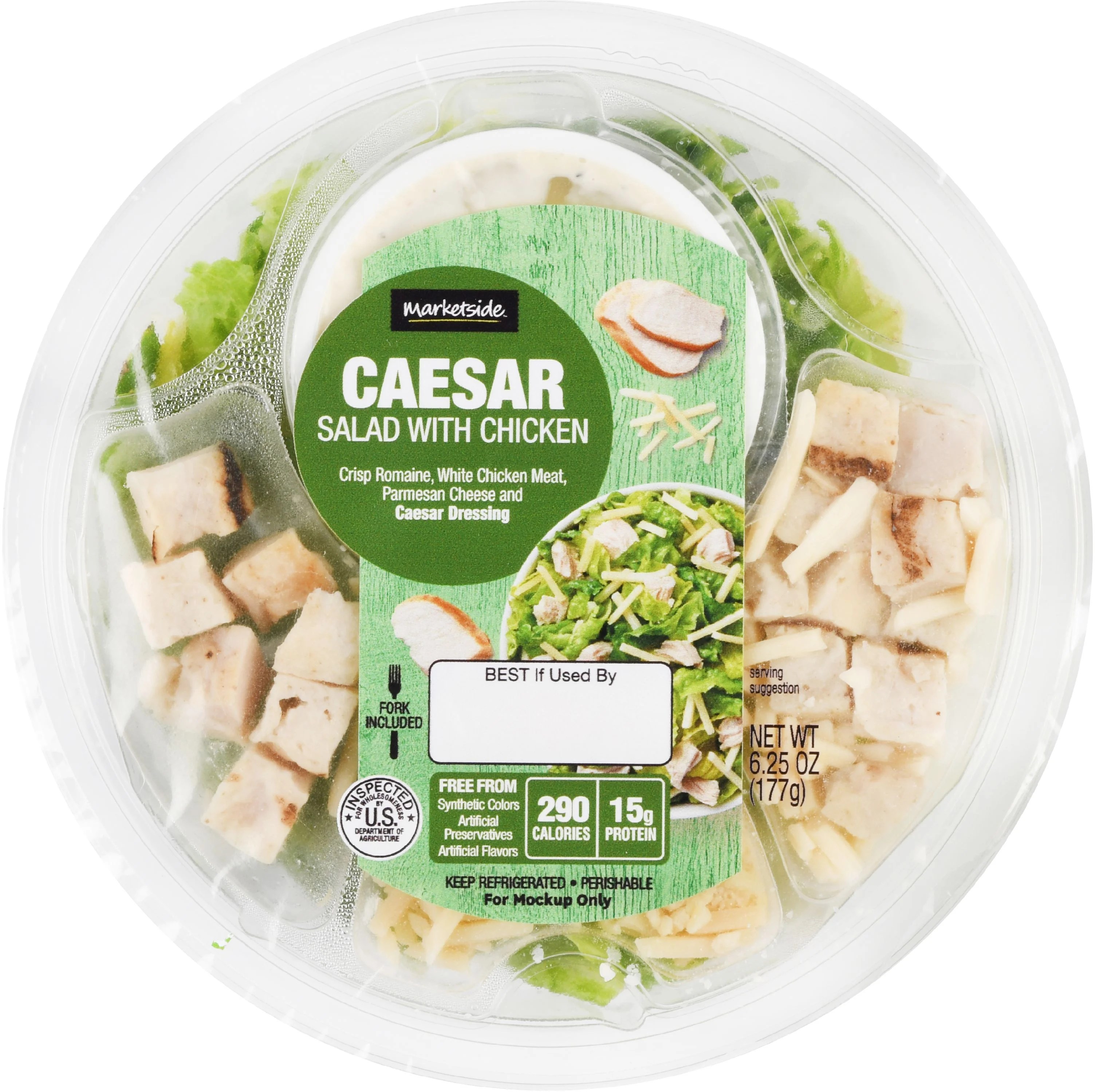 Marketside Chicken Caesar Salad Bowl 6.25 oz