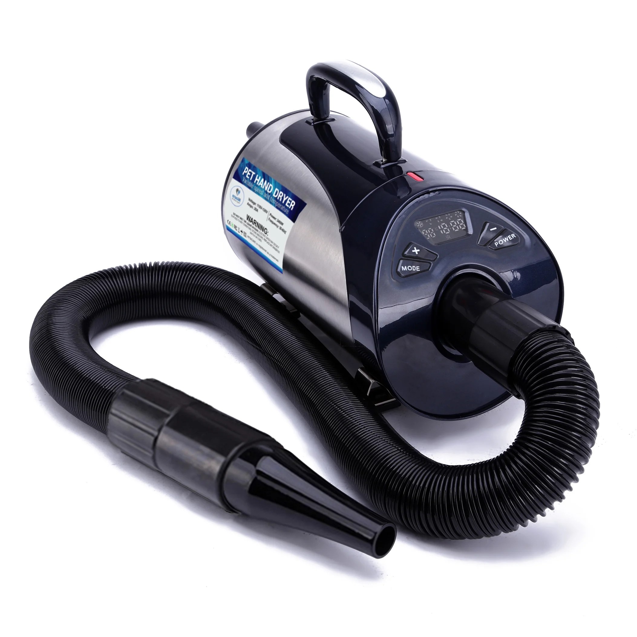 PETACARE® Professional PET HAND DRYER, with Smart LED Display. Super Powerful Dog Grooming