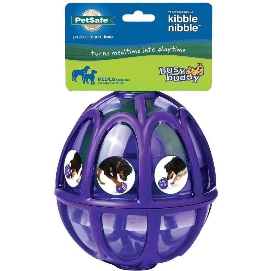 Busy Buddy Kibble Nibble Ball Toy, Medium/Large