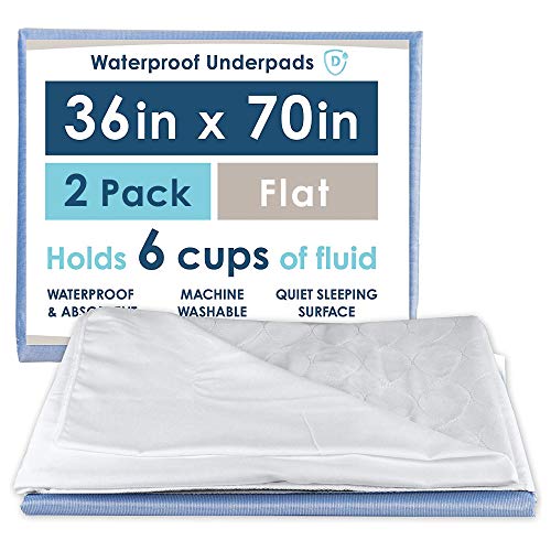 Dry Defender Waterproof Mattress Sheet Protector Bed Underpad Extra