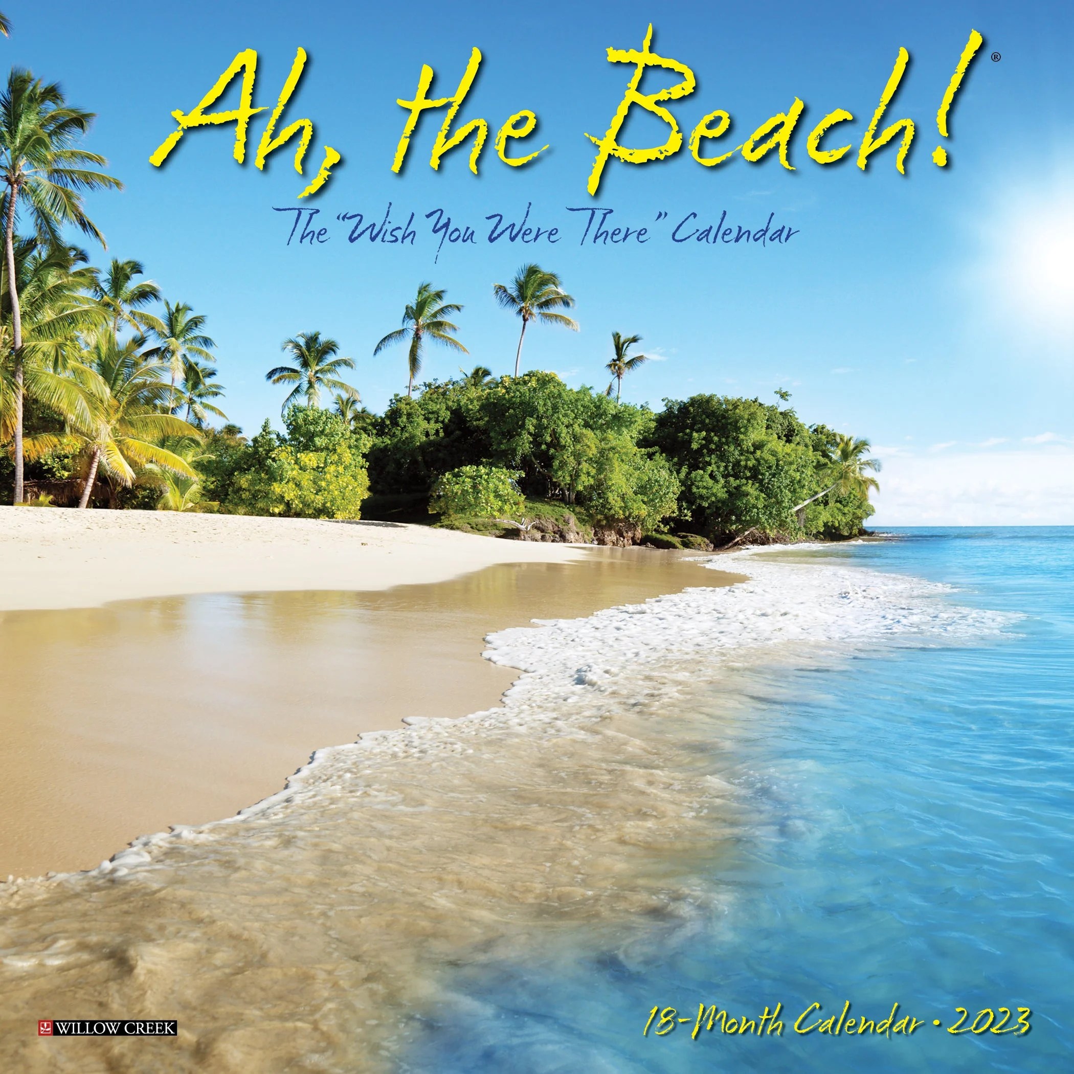 beach calendar 2023 Ah The Beach! 2023 Mini Wall Calendar