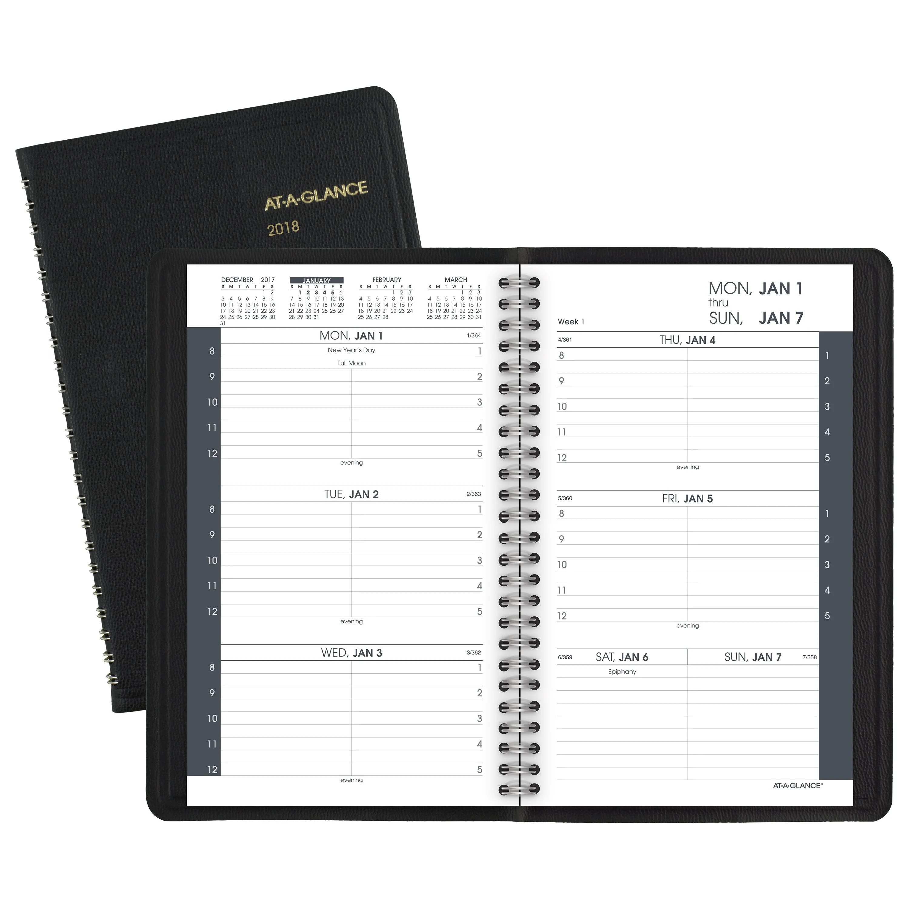 2018 AtAGlance Weekly Appointment Book/Planner, 12