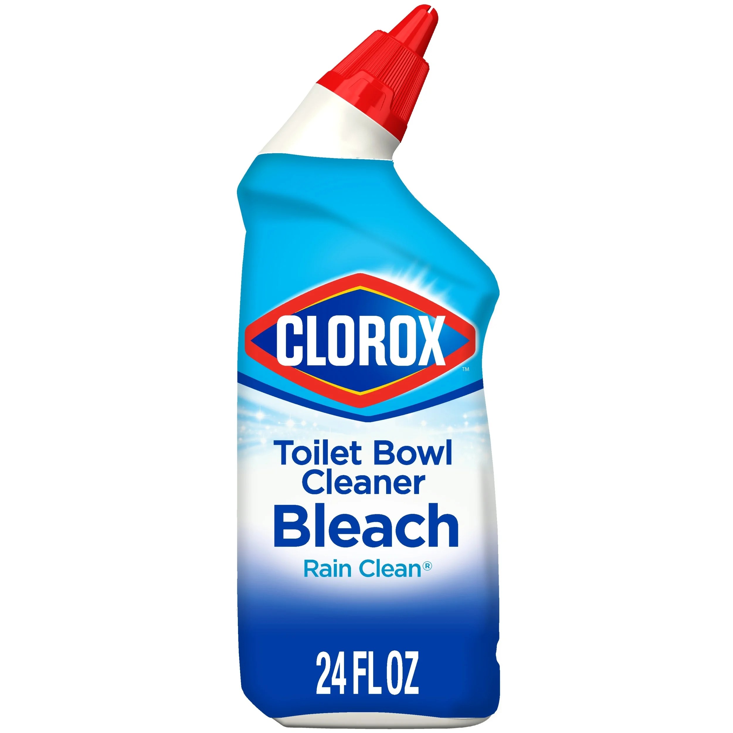 Clorox Toilet Bowl Cleaner with Bleach, Rain Clean 24 oz Walmart