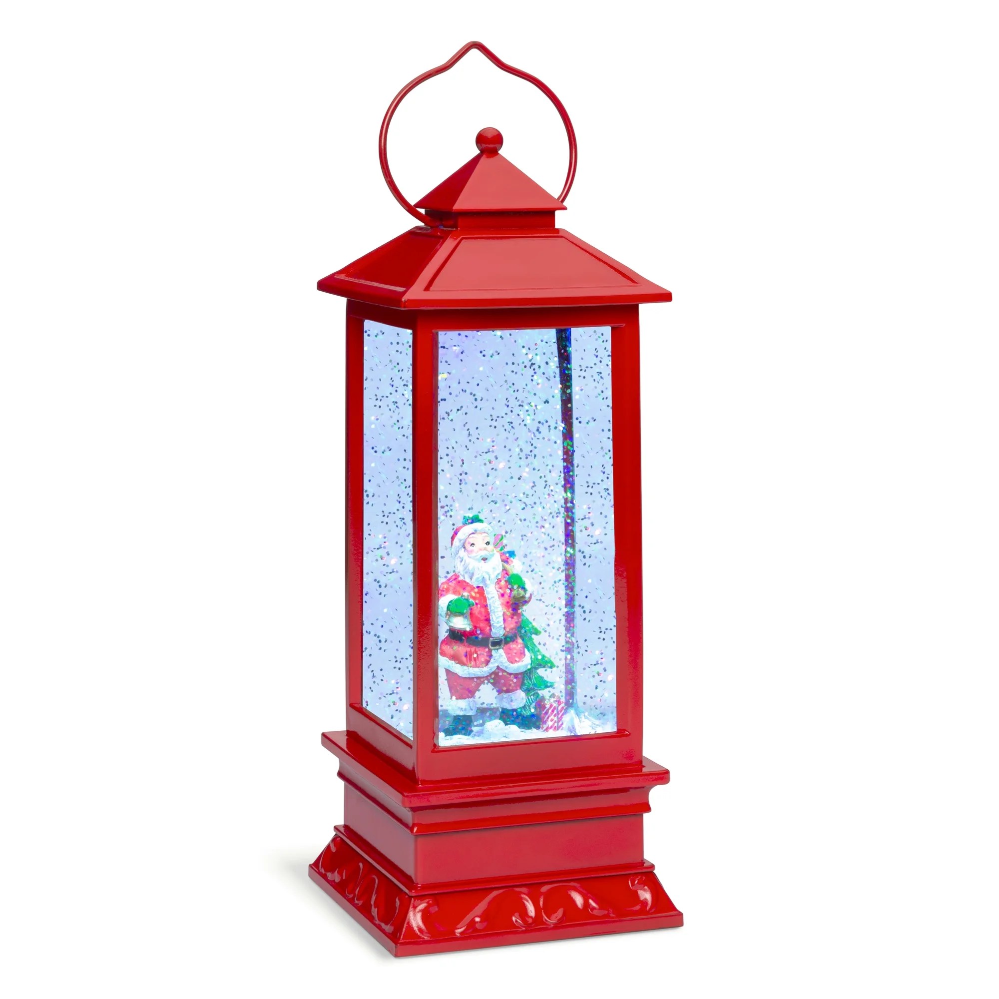 Pre Lit Battery Operated Christmas Decorations Best Choice Products PreLit Battery Operated Glitter Snow Globe