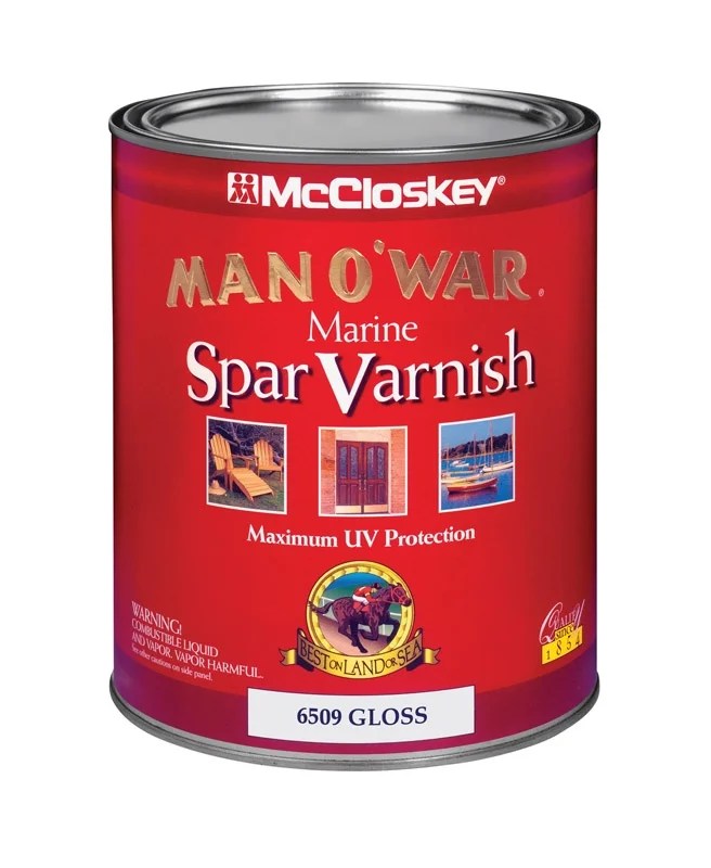 McCloskey Man O' War Gloss Clear Marine Spar Varnish 1 qt.