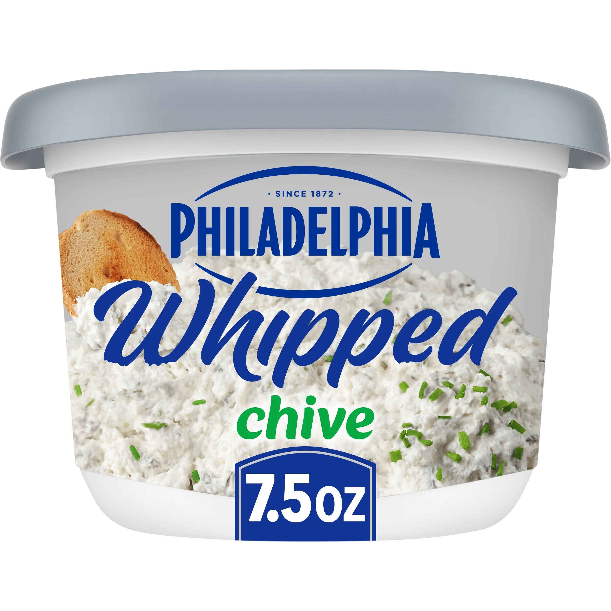 Philadelphia Chive Whipped Cream Cheese Spread, 7.5 oz Tub