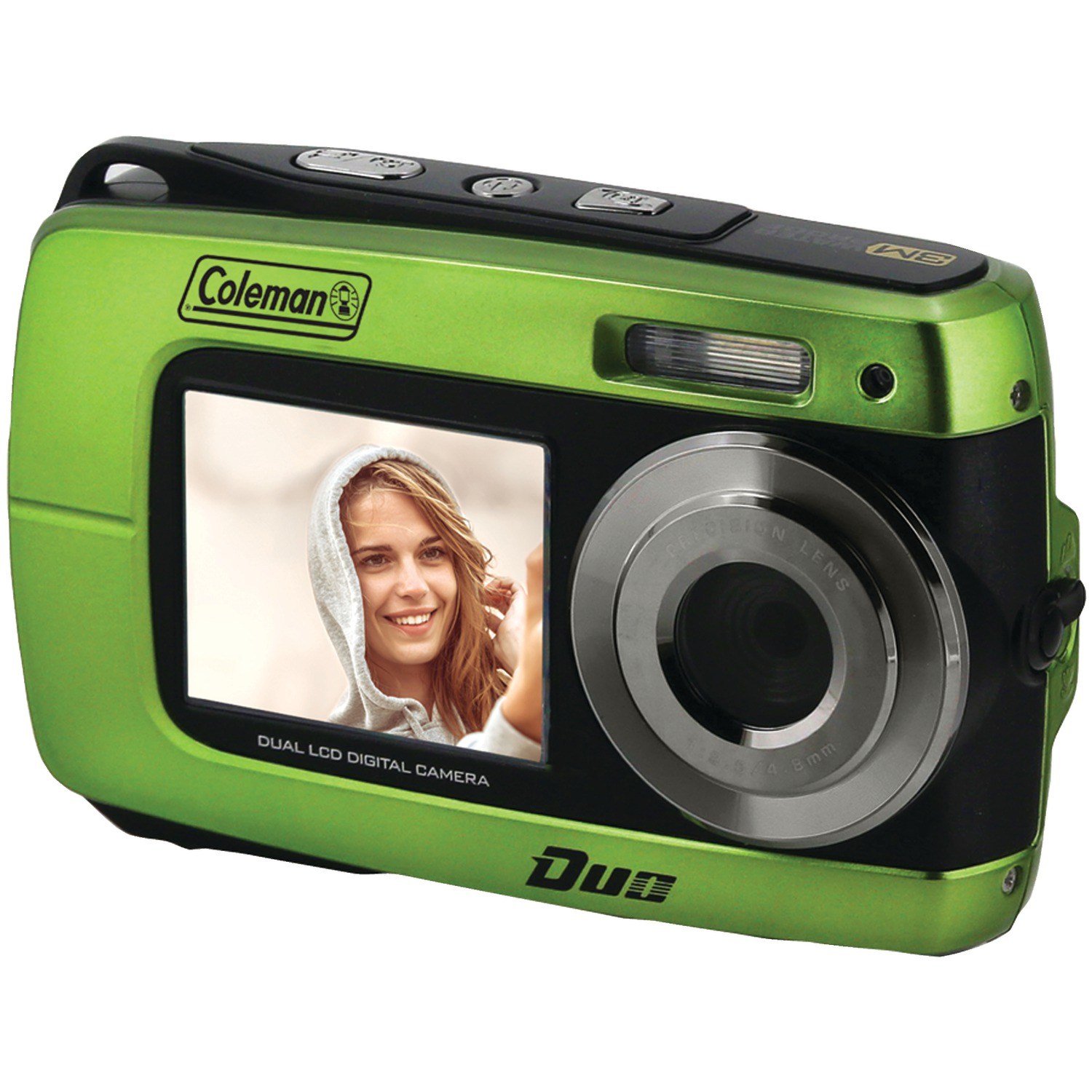 Coleman 2v8wpg 18.0megapixel Duo 2v8wp Dualscreen Waterproof Hd