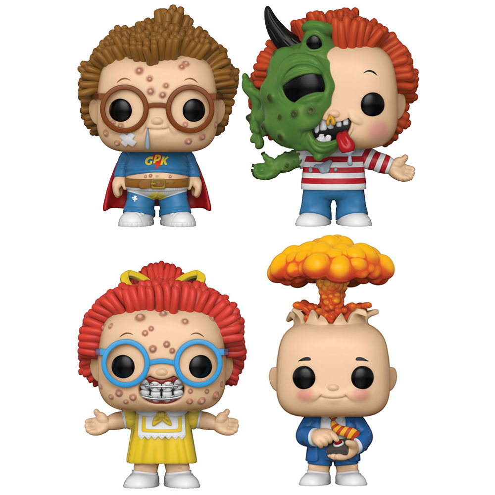 Funko POP! Garbage Pail Kids Vinyl Figures SET OF 4 (Adam, Ashley