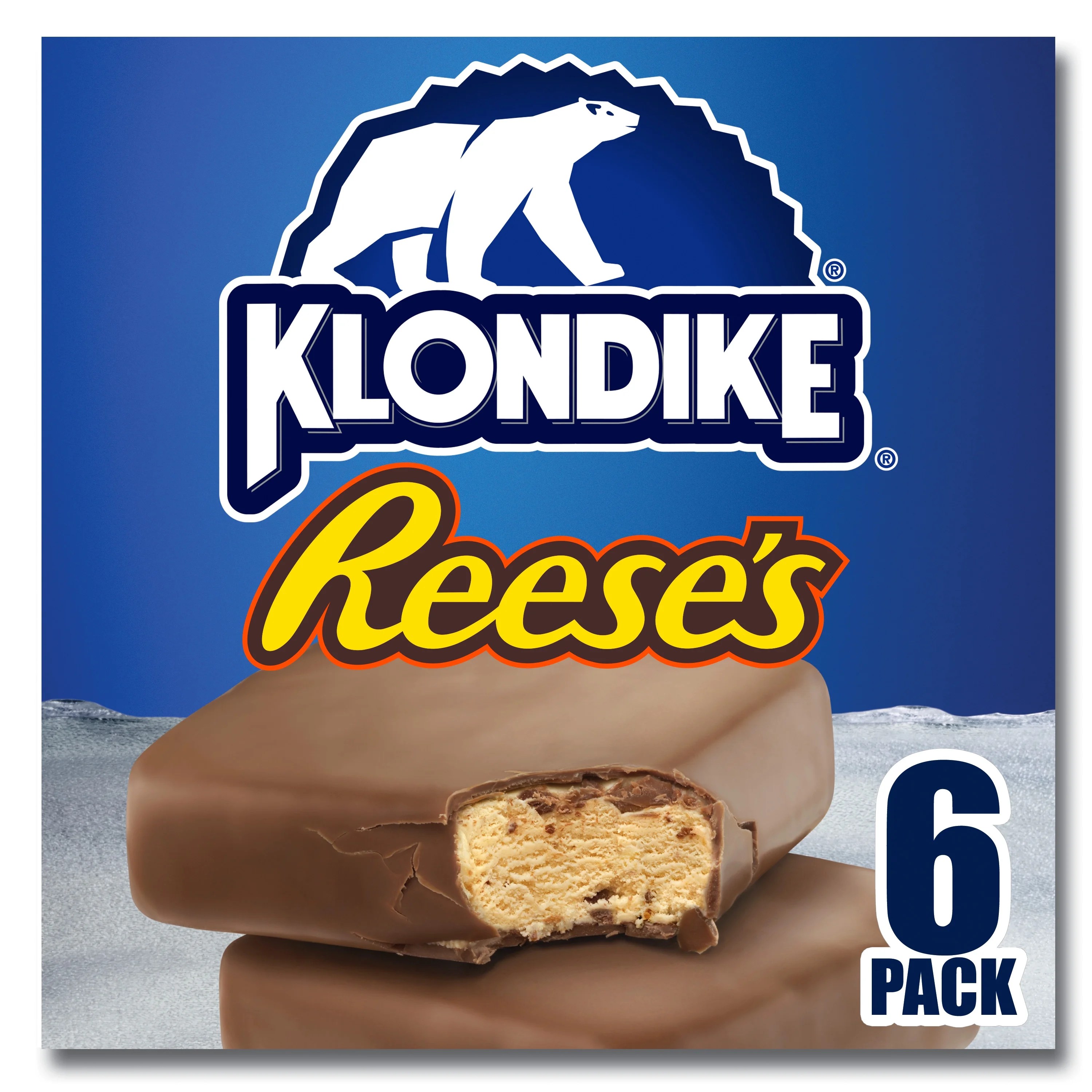 Klondike Frozen Dairy Dessert Bars Reese's, Ice Cream Alternative, 4 oz