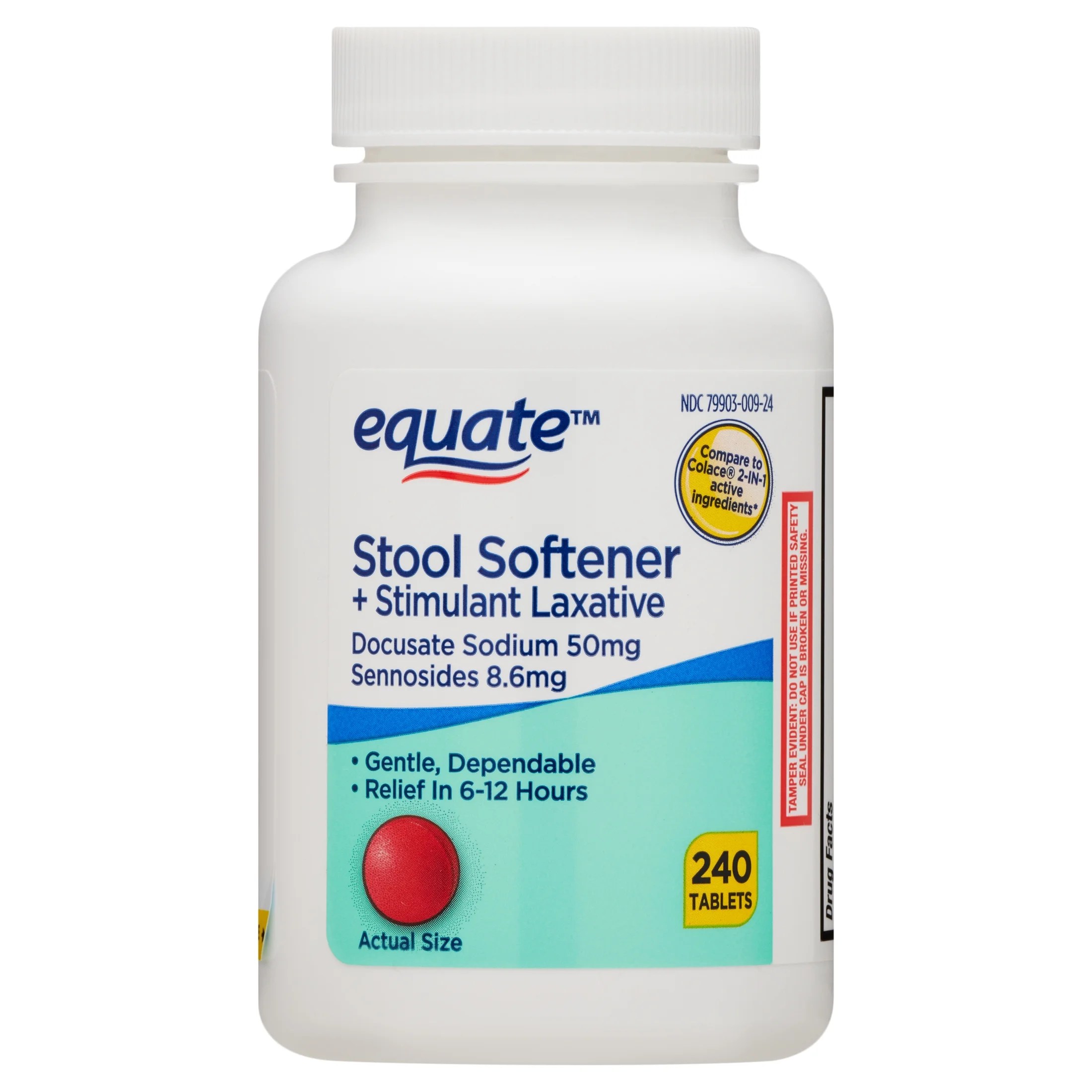 Buy Equate Stool Softener Plus Stimulant Laxative Tablets for