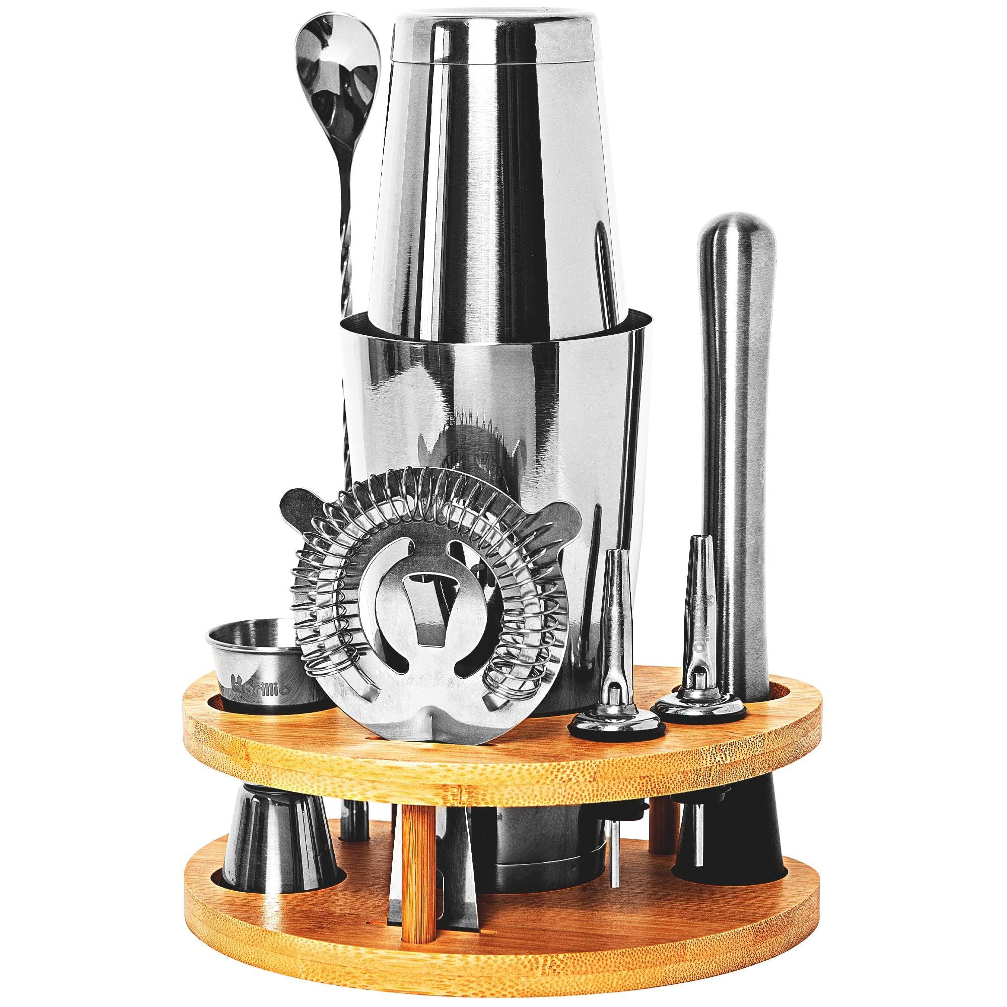 Barware Tool Sets,Bar Tools,Stainless Steel,Silver