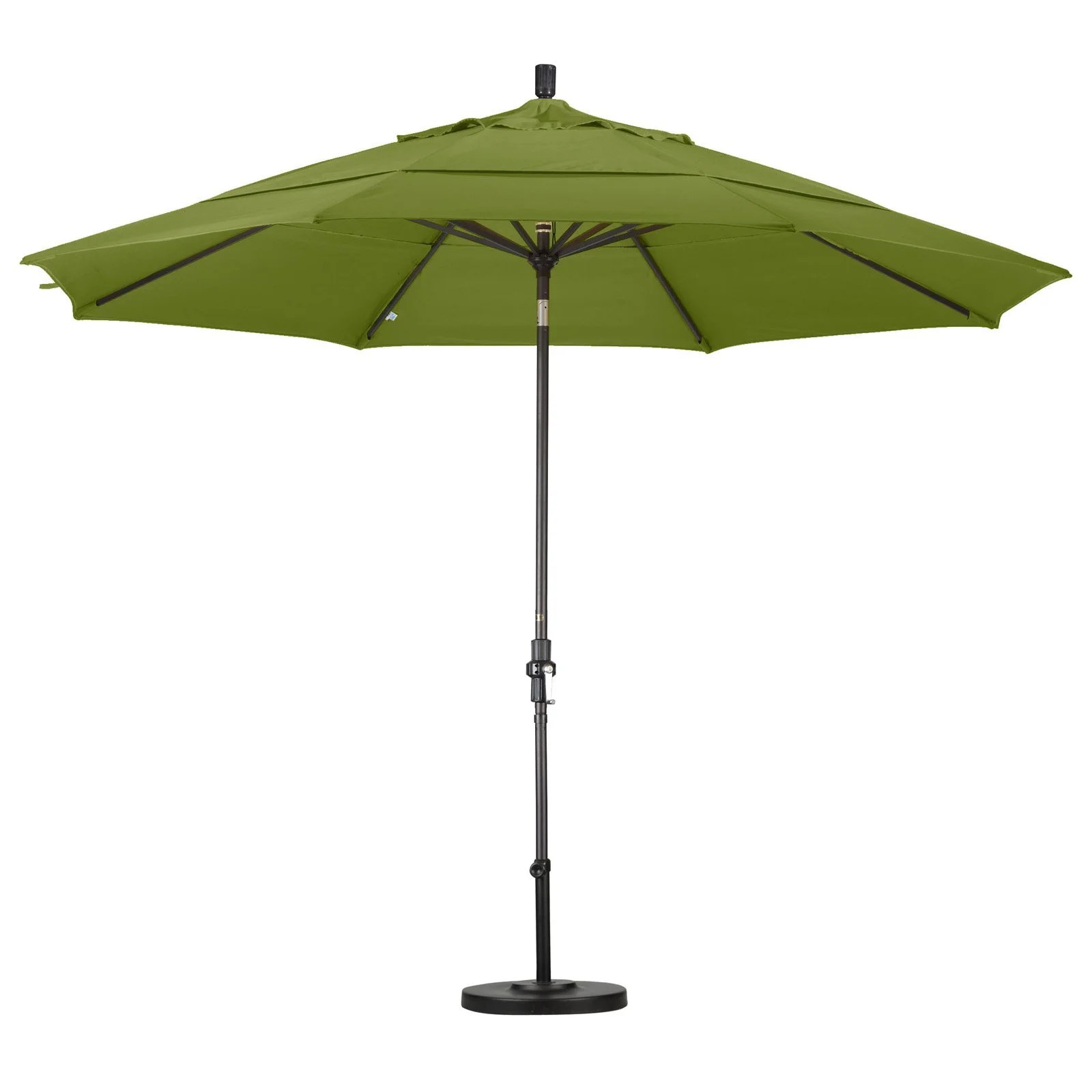 California Umbrella 11 ft. Fiberglass Double Vent Sunbrella Tilt Market