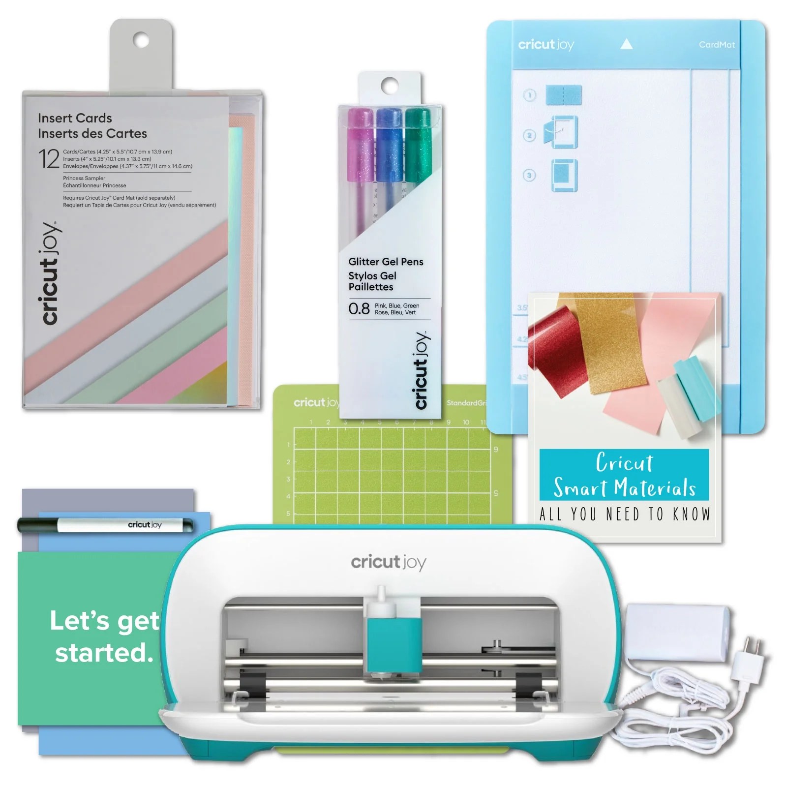 Cricut Joy Machine DIY Card Making Bundle Sampler Insert Cards, Mat