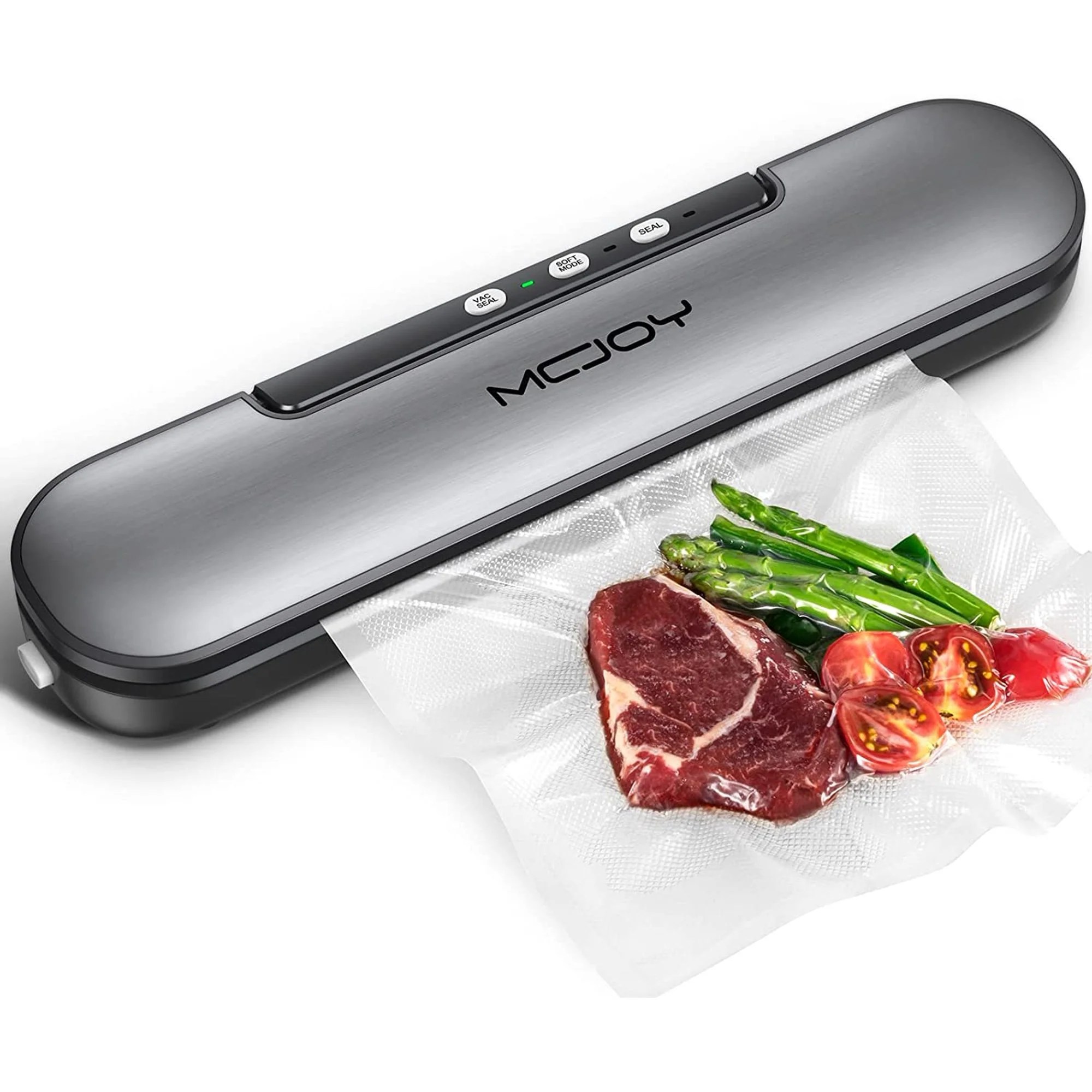 MCJOY Vacuum Sealer Machine，Automatic Vacuum Food Sealer Machine 60KPA for Food Preservation