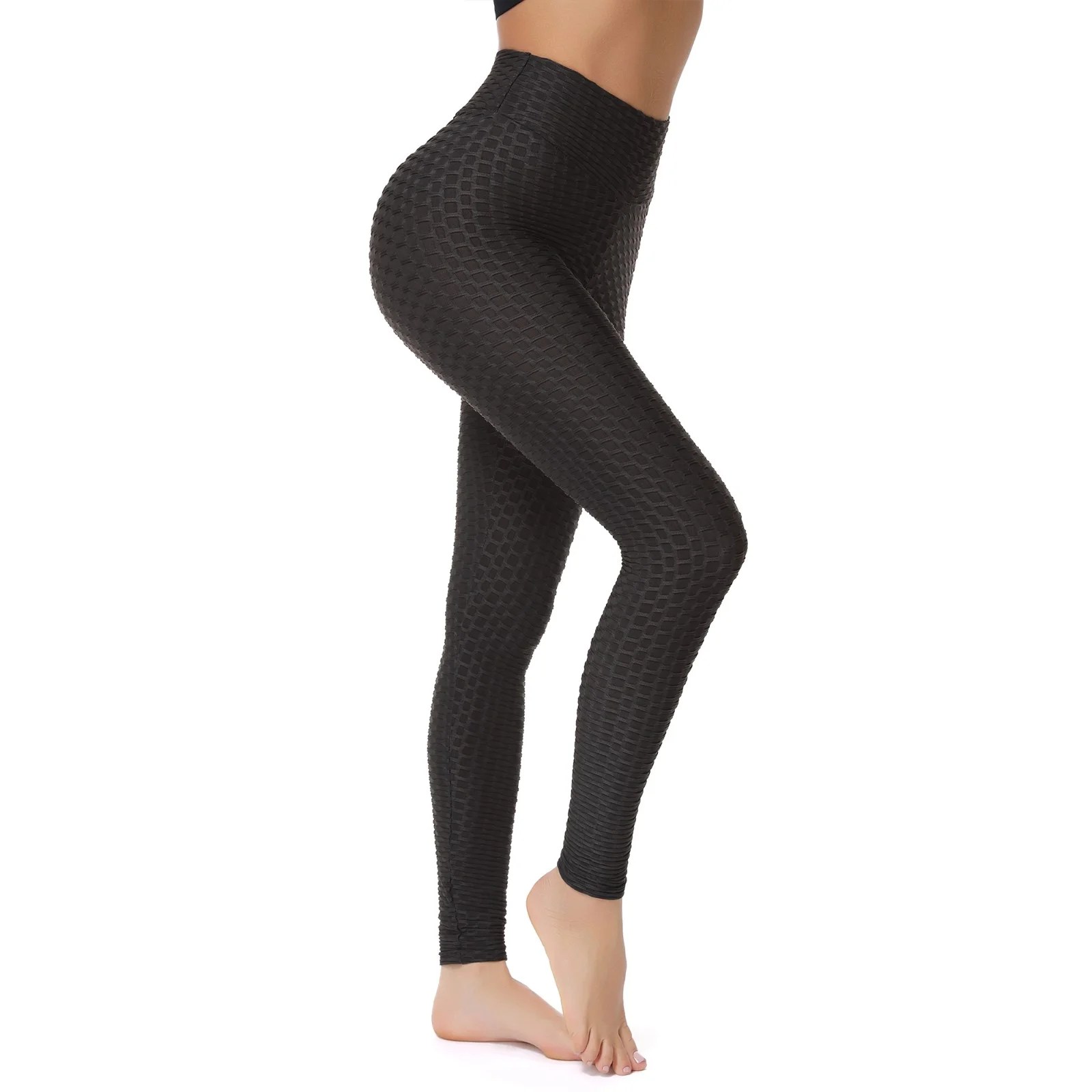 FITTOO FITTOO High Waist Textured Workout Leggings Booty FITTOO FITTOO High Waist Textured Workout Leggings Booty