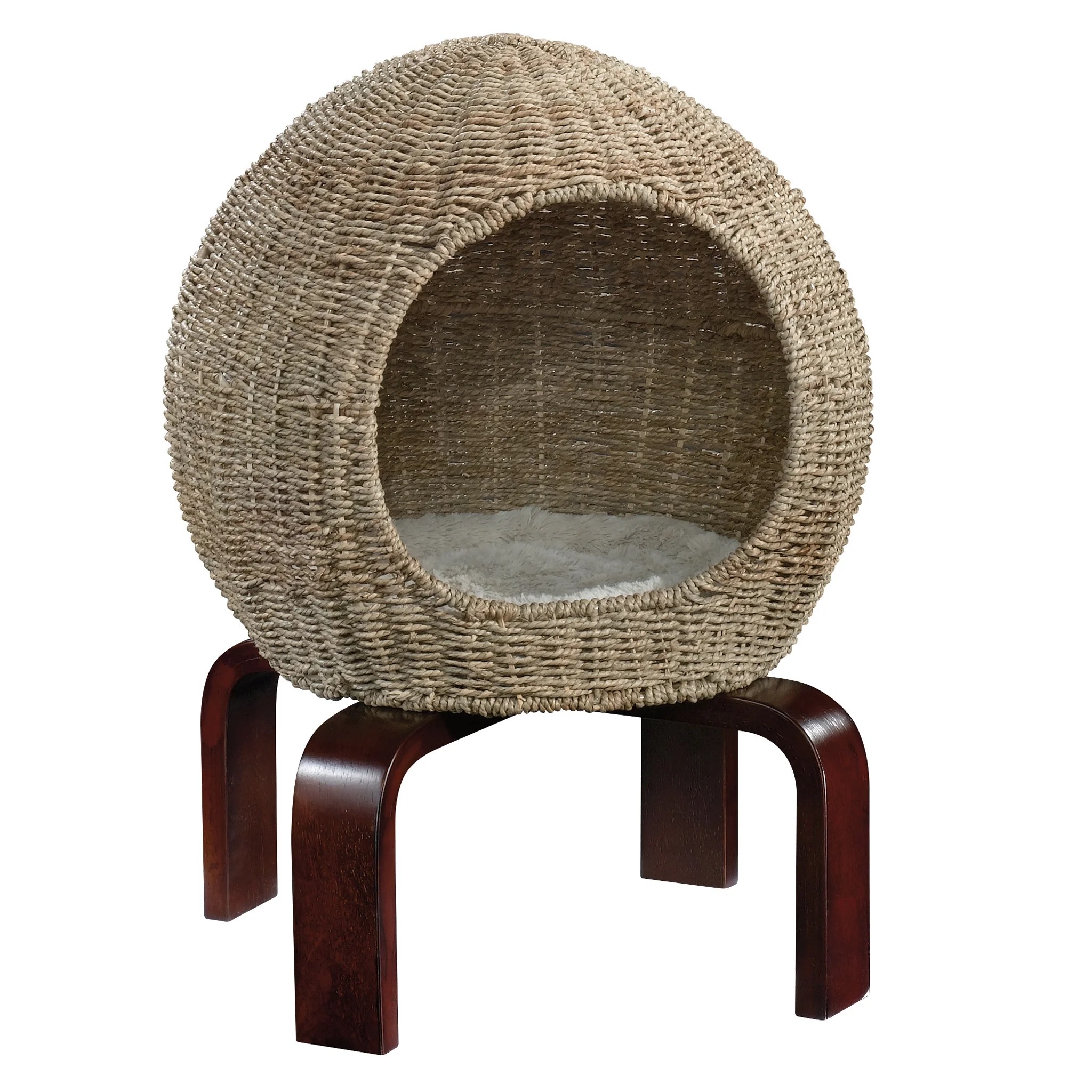 Sauder Cat Nap Pod, Natural Finish