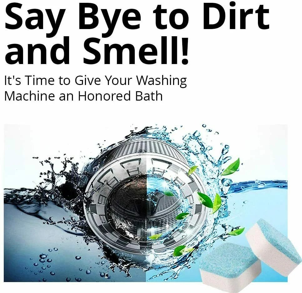 10/Pack HeavyDuty Deep Clean and Deodorize Washing Machine Cleaner