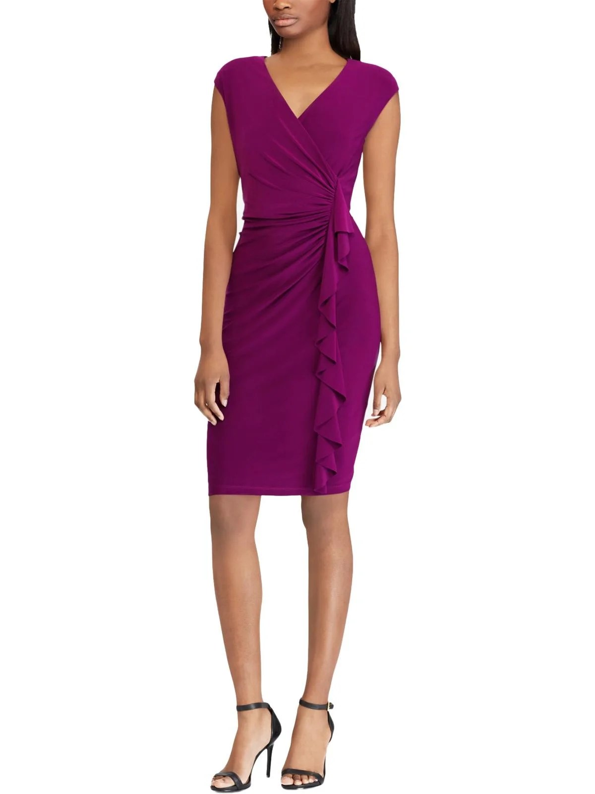 American Living American Living Womens Harper Faux Wrap Ruffled