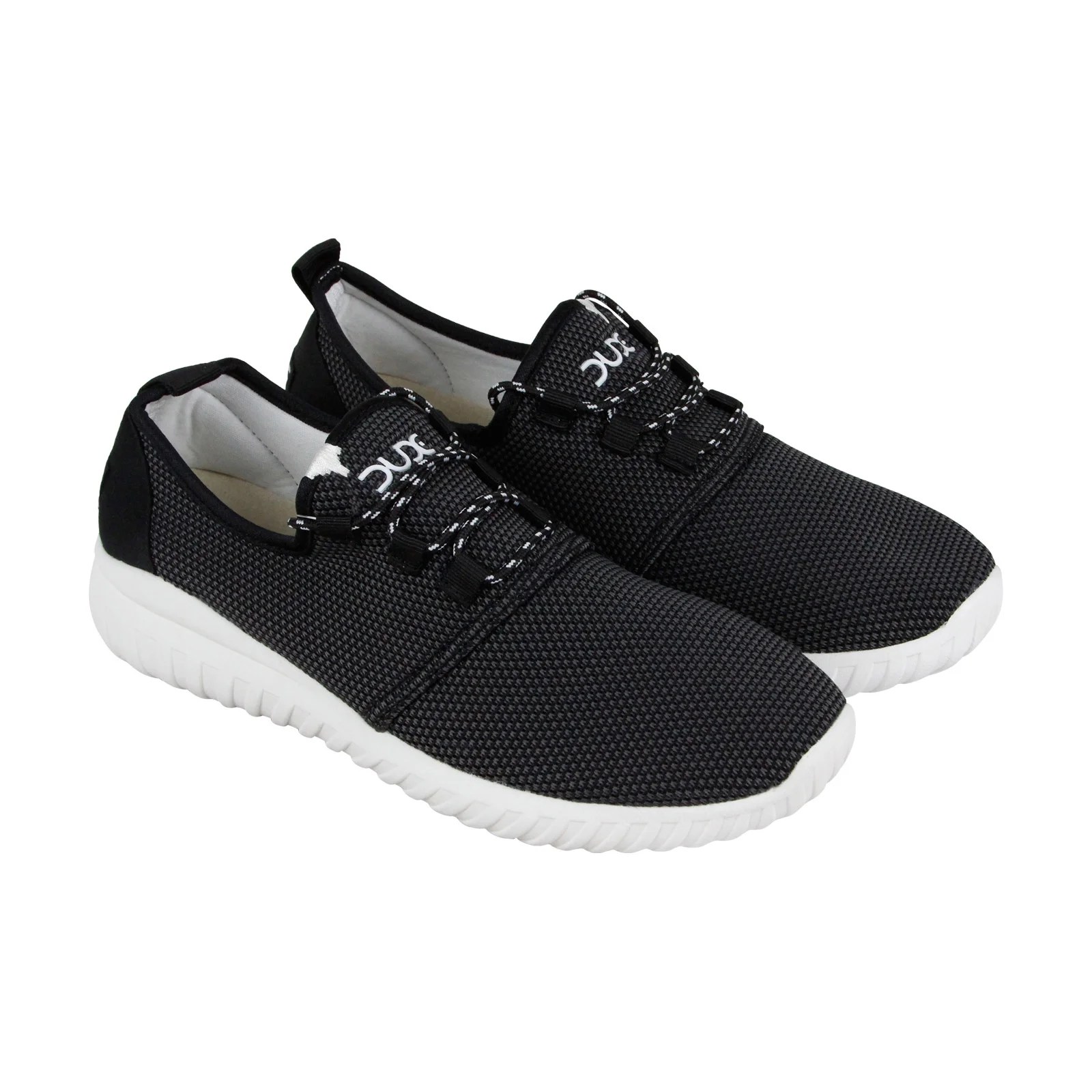 Hey Dude Hey Dude Renova Sox Mens Black Nylon Athletic Lace Up