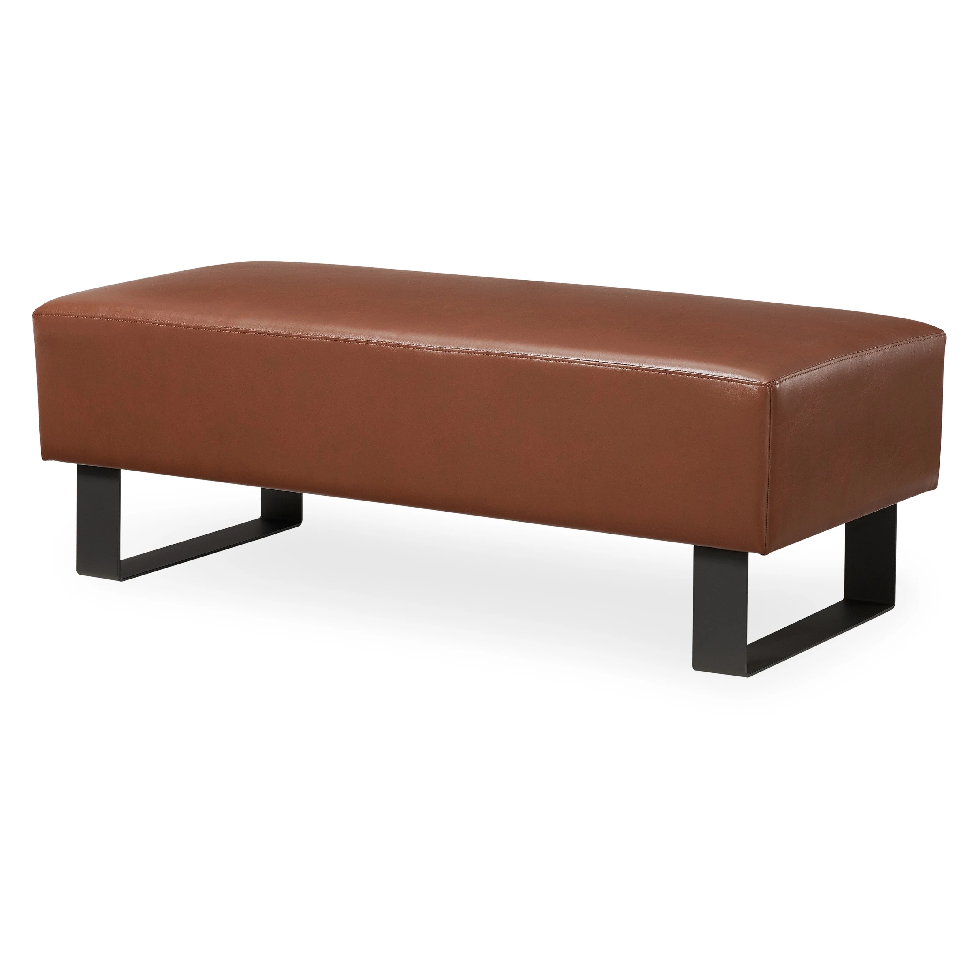 MoDRN Industrial Atoll Metal Base Bench