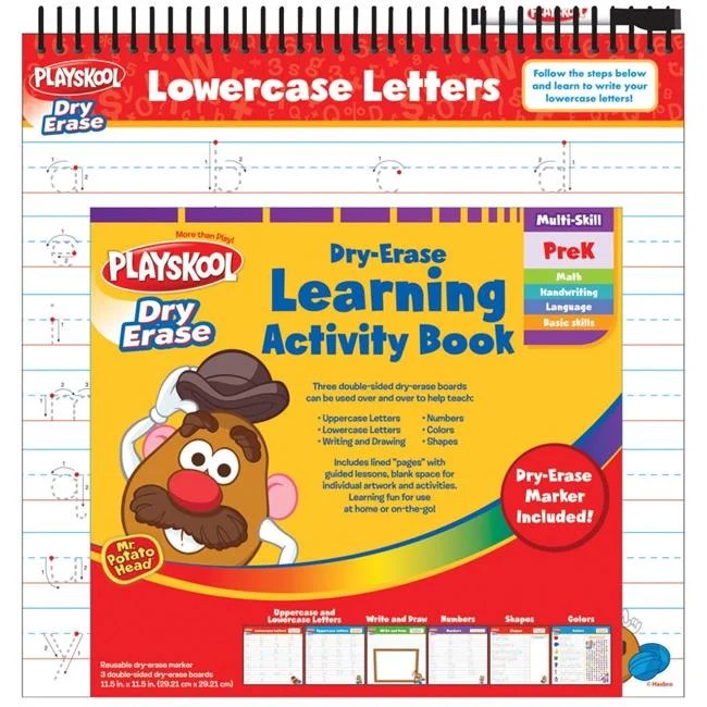 Playskool 1509877 Dry Erase Learning Activity Book