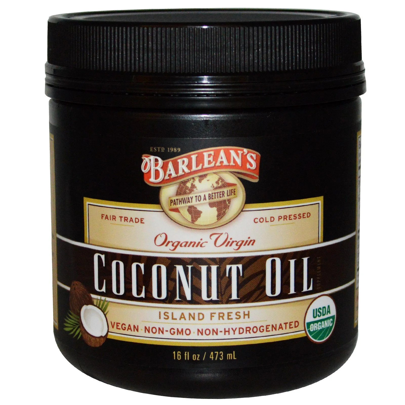 Barleans Organic Oils Barleans Coconut Oil, 16 oz