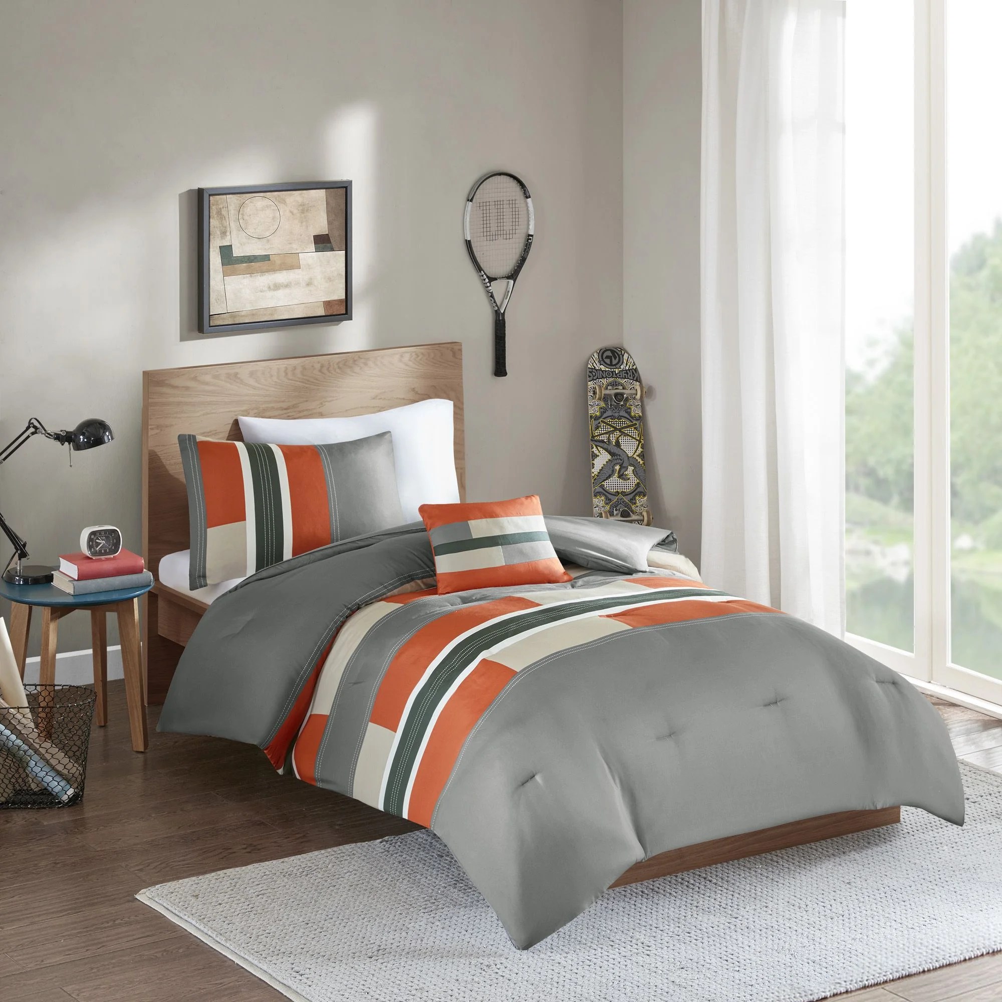 Comfort Spaces Pierre Comforter Set( Comforter mini set with one dec