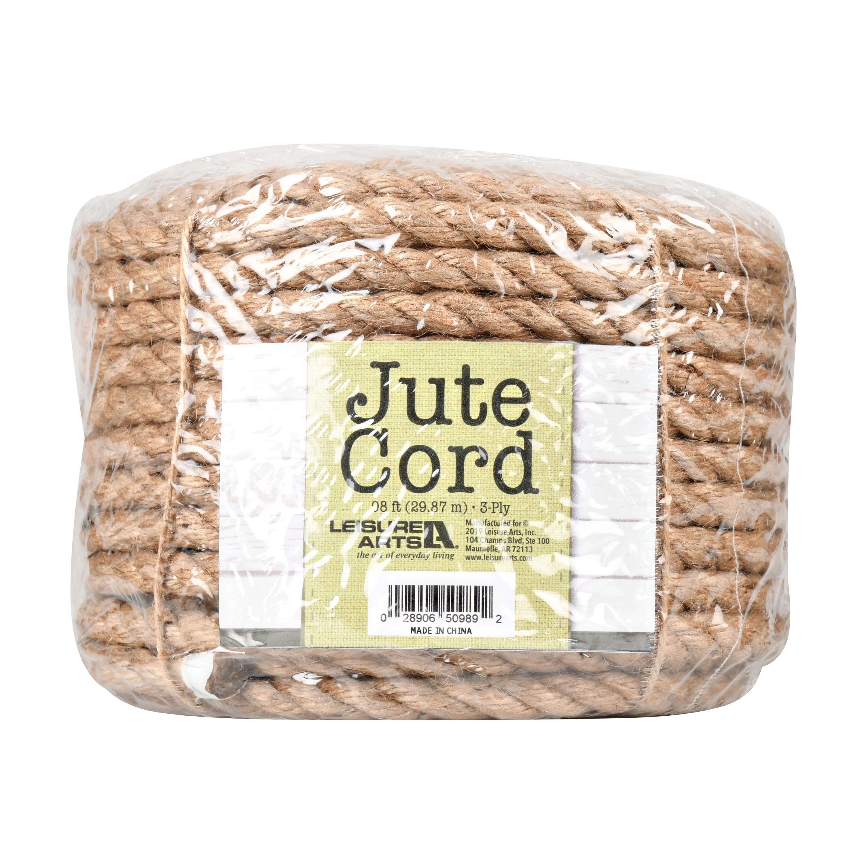 Leisure Arts Jute Cord .47" 98ft