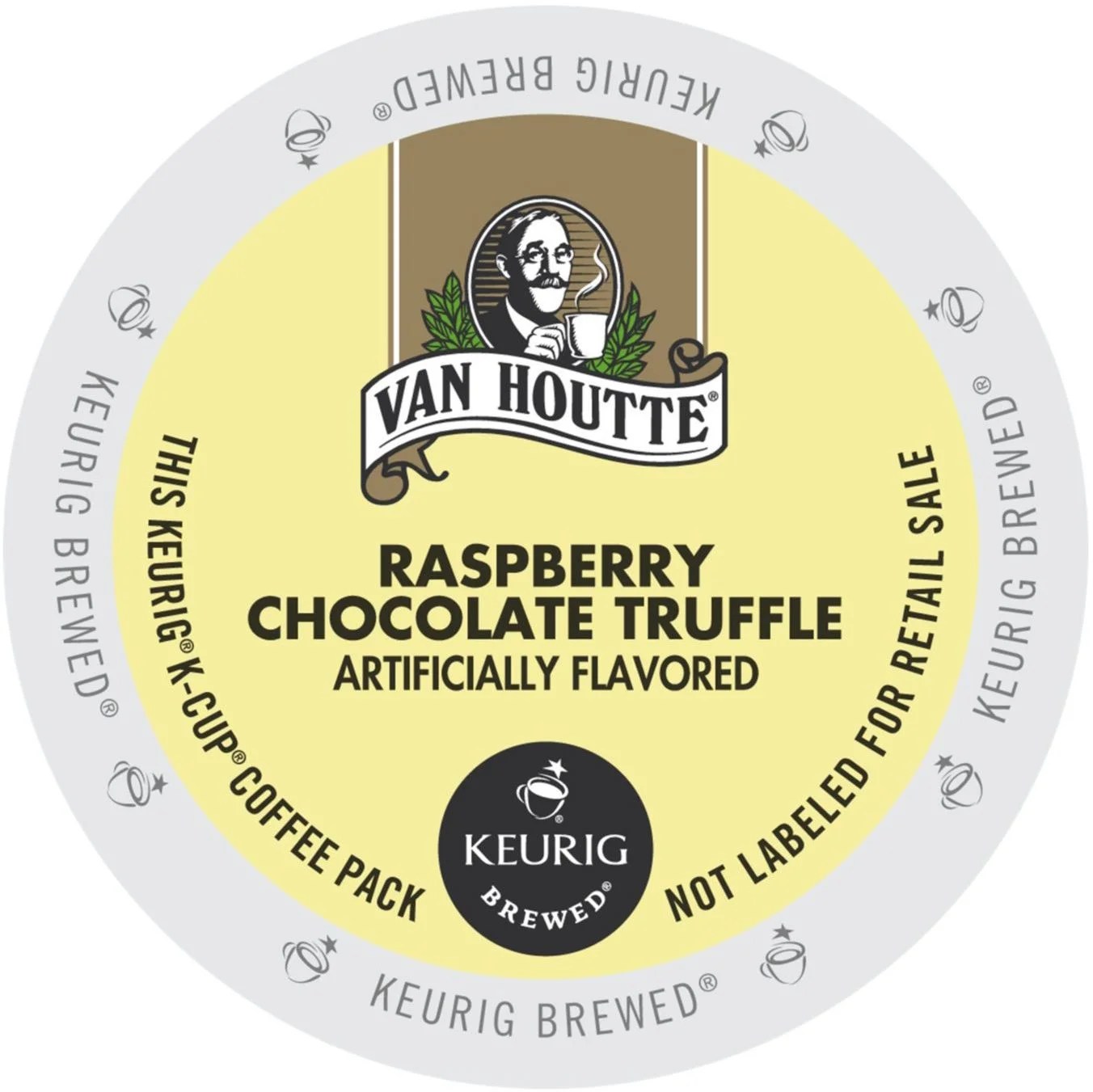 Van Houtte Raspberry Chocolate Truffle Coffee, KCup Portion Pack for