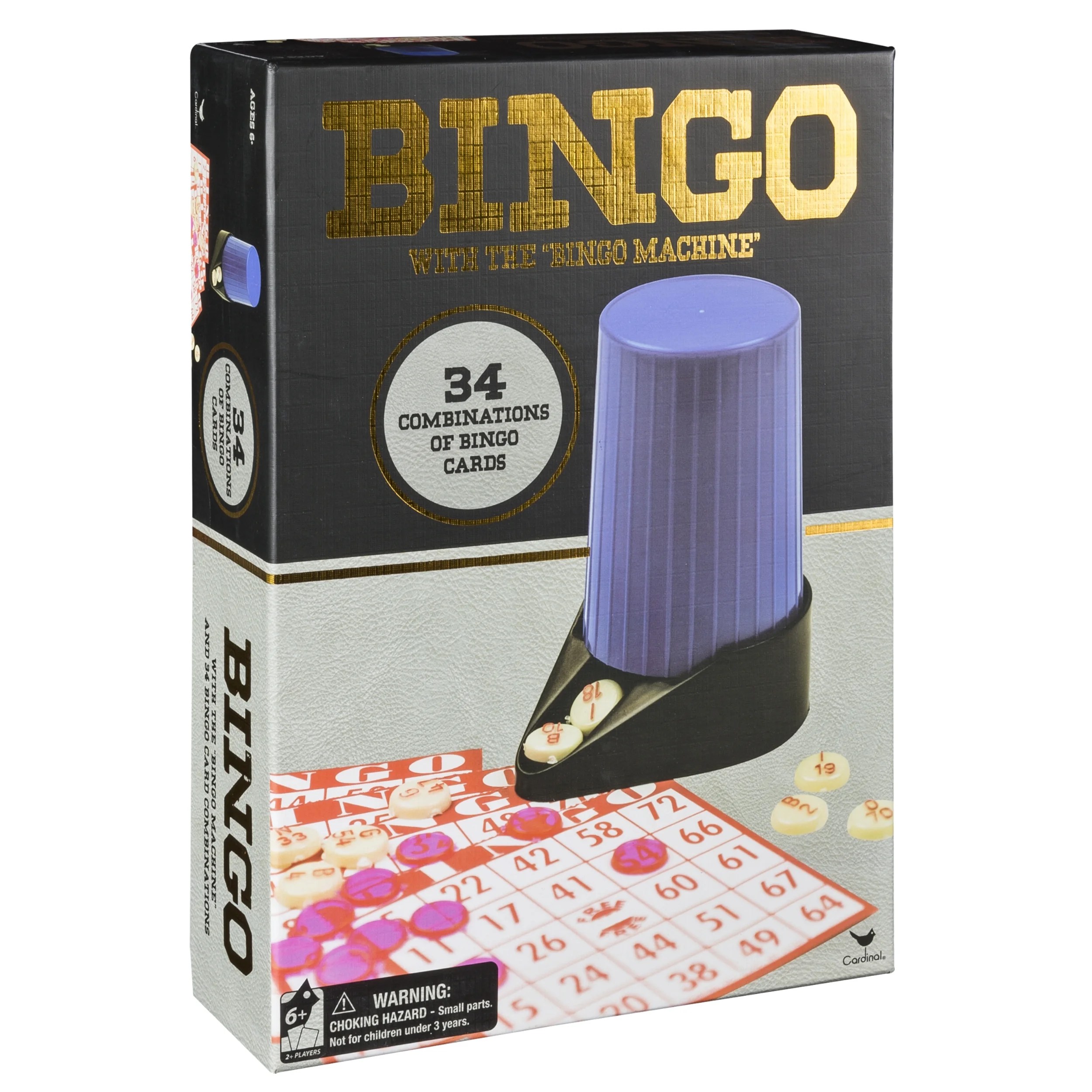 Bingo, with the "Bingo Machine" and 34 Bingo Card Combinations Bingo, with the "Bingo Machine" and 34 Bingo Card Combinations
