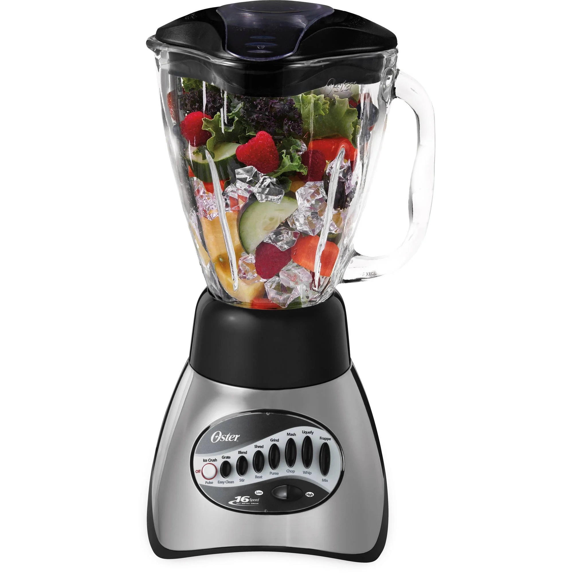Oster 16Speed Precise Blend 200 Blender, Brushed Nickel, 006812001