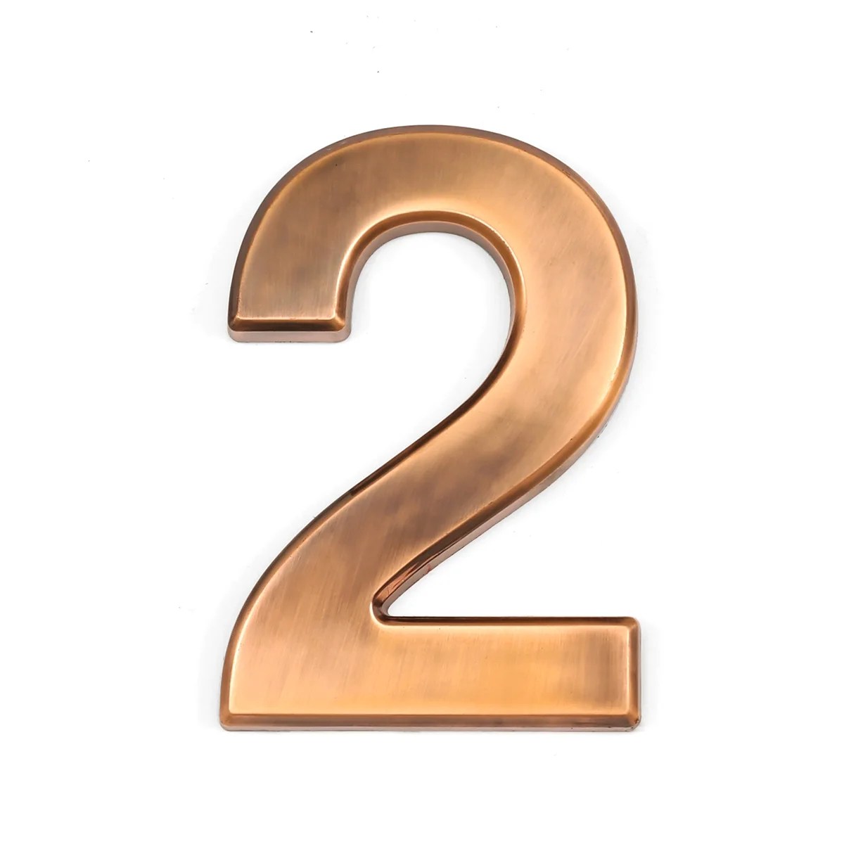 Barton 4" House Number Stickers Mailbox Numbers 2, 3D Sign for