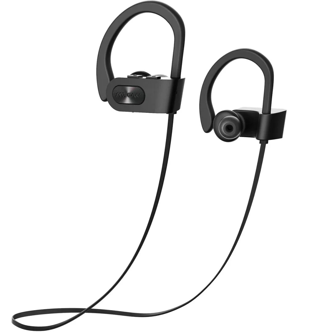 Mpow Bluetooth Headphones, IPX7 Waterproof Inear Earbuds, Wireless Sports Earphones for Gym